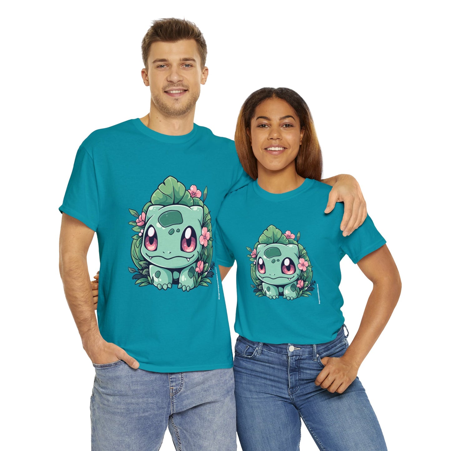 Pokemon - Flowering Bulba Unisex Heavy Cotton Tee
