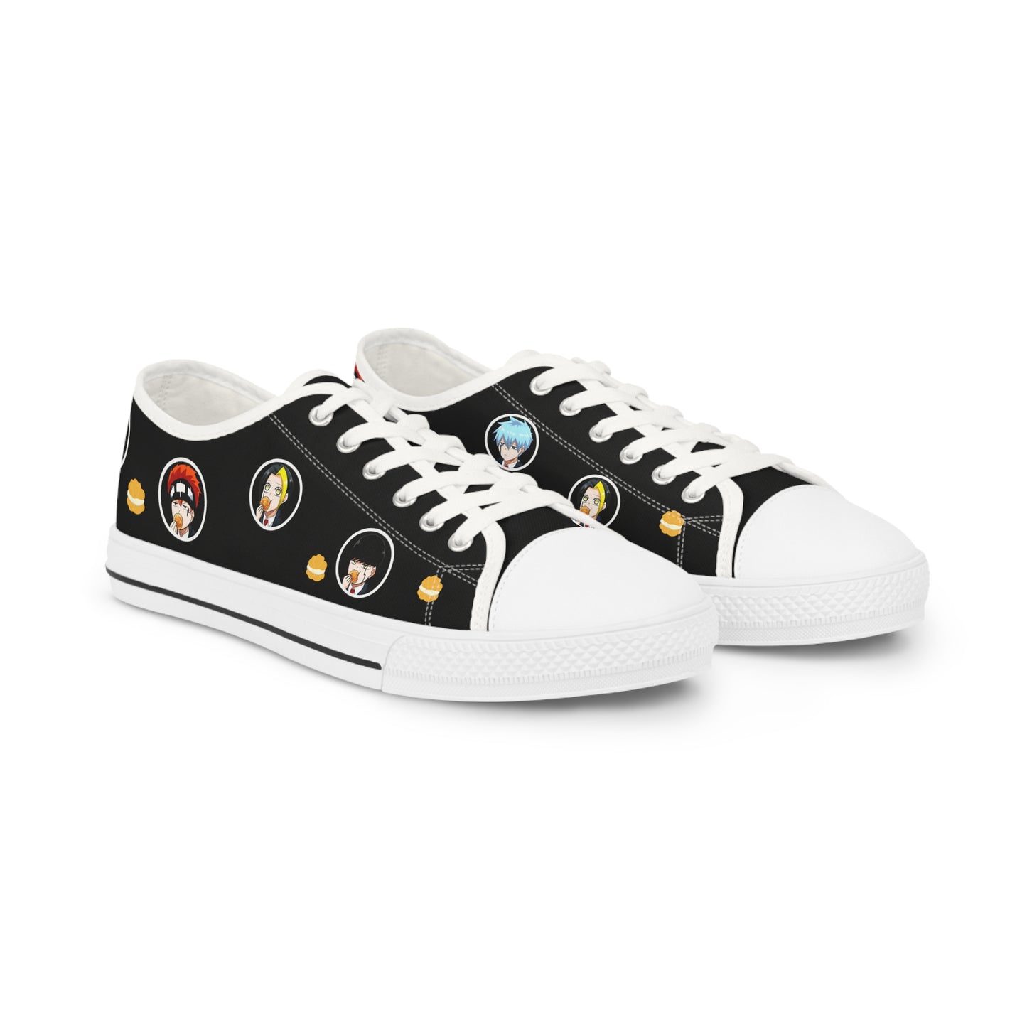 Mashle - 3 Outta 4 Ain't Bad Men's Black Low Top Sneakers