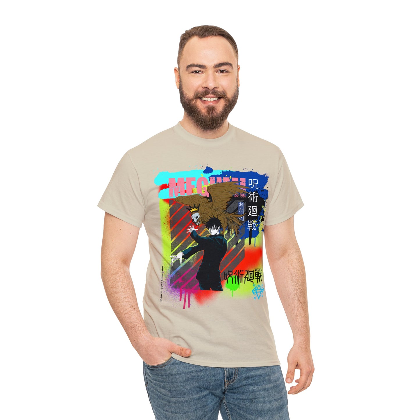 Jujutsu Kaisen - Megumi & Nue Unisex Heavy Cotton Tee
