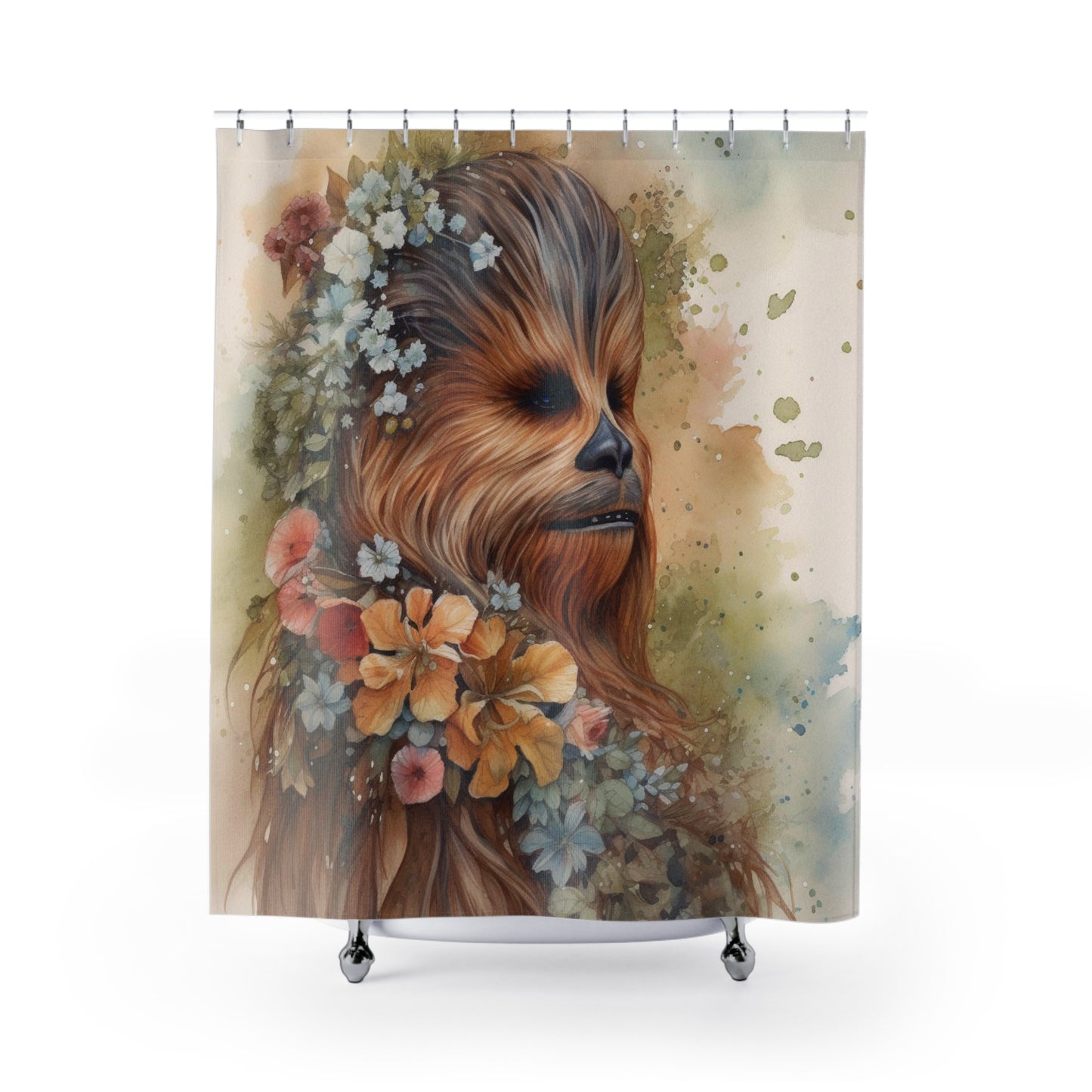 Star Wars - Romantic Chewbacca Shower Curtain