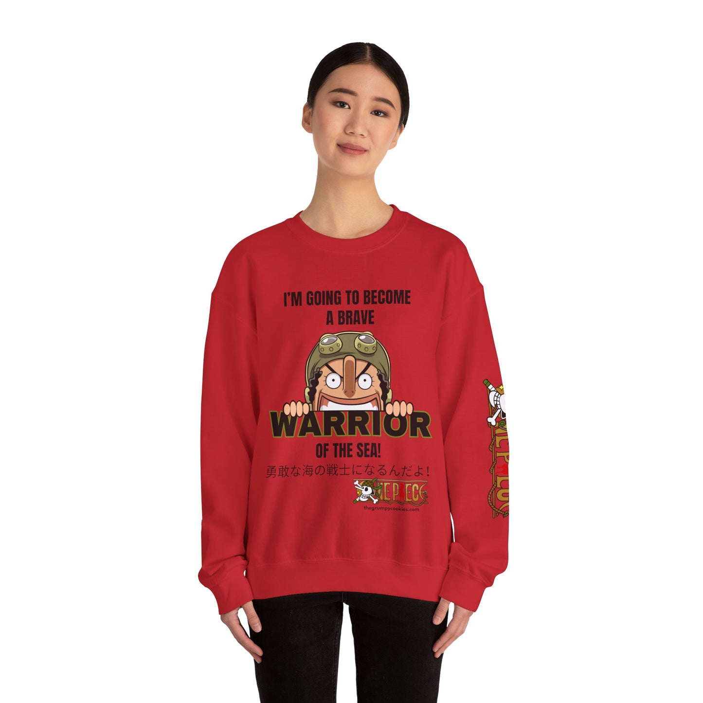 One Piece - Brave Warrior of the Sea Unisex Heavy Blend™ Crewneck Sweatshirt
