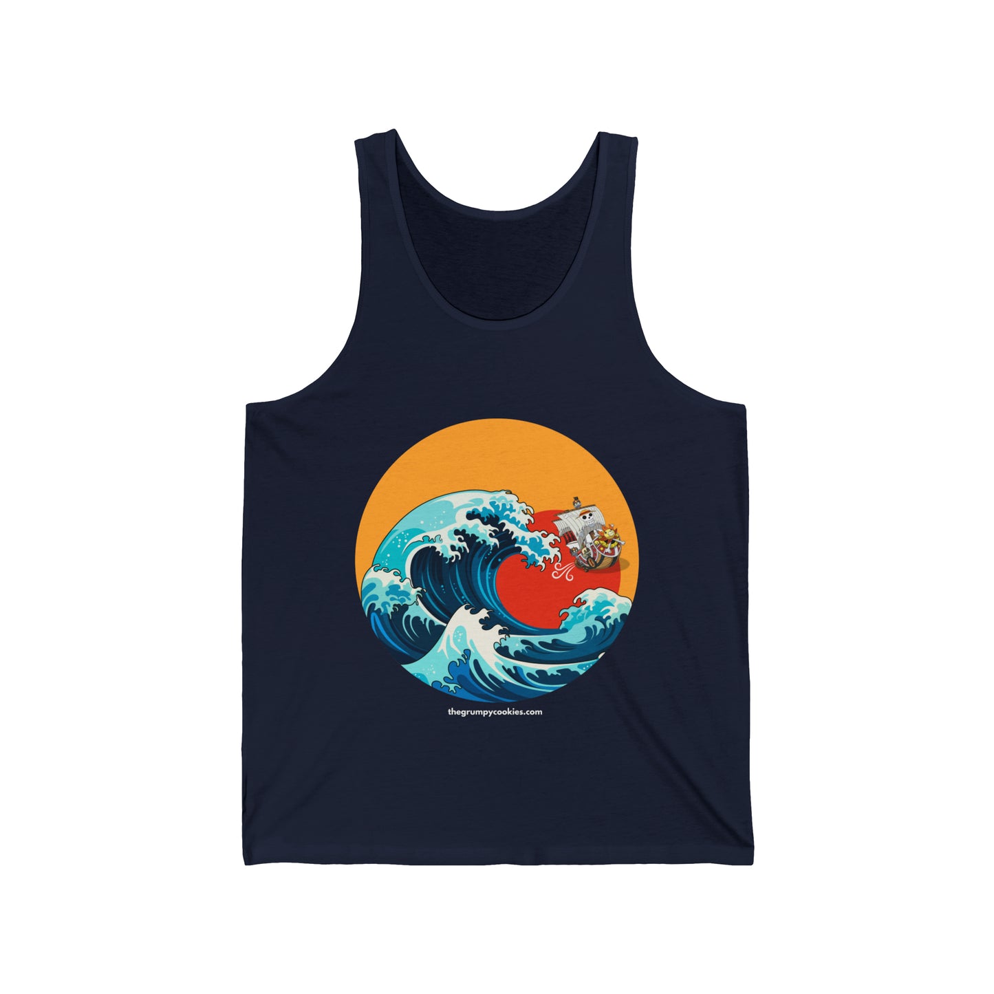 One Piece - Riding the Wave Jersey Tank