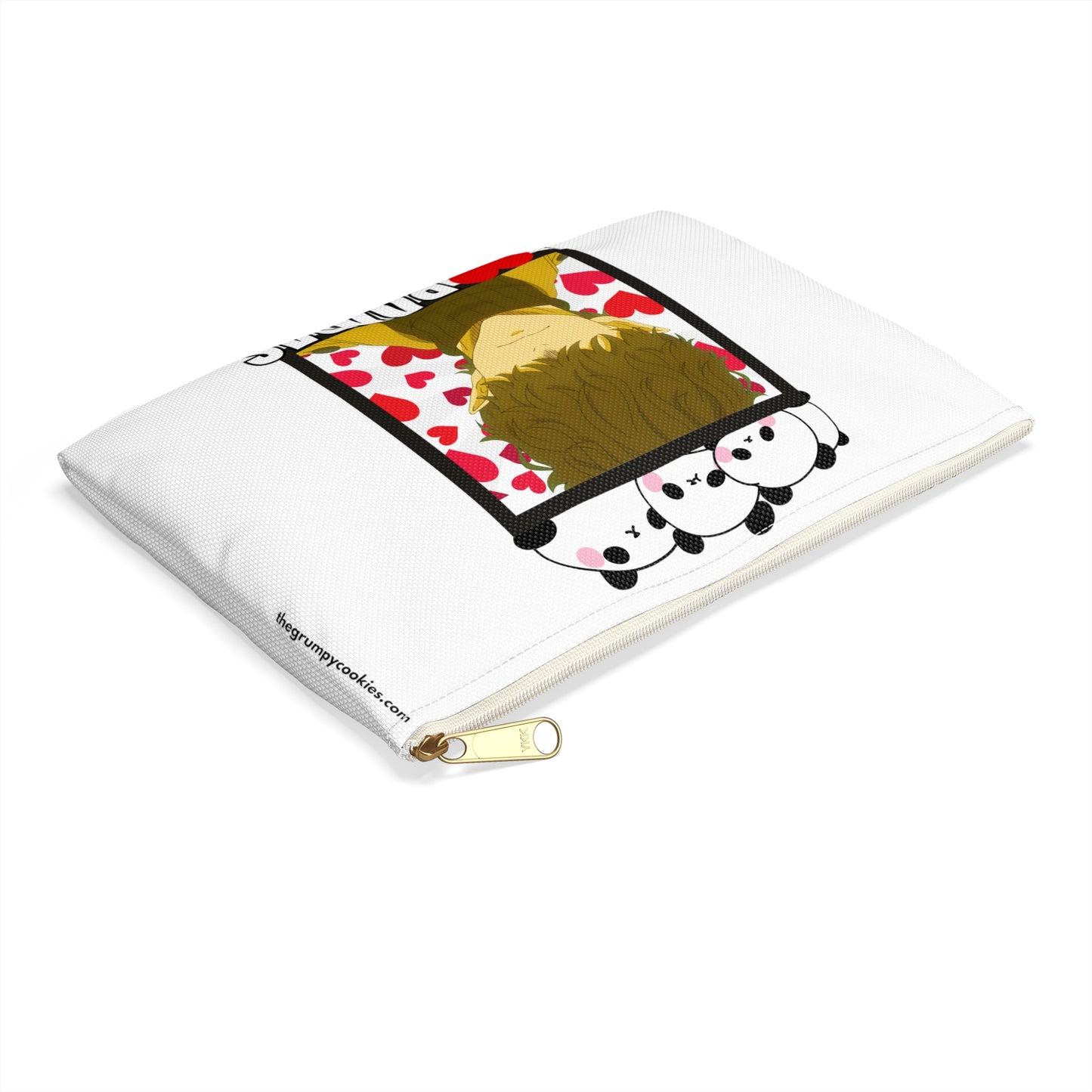 Mr. Villain's Day Off - I Love Pandas Accessory Pouch
