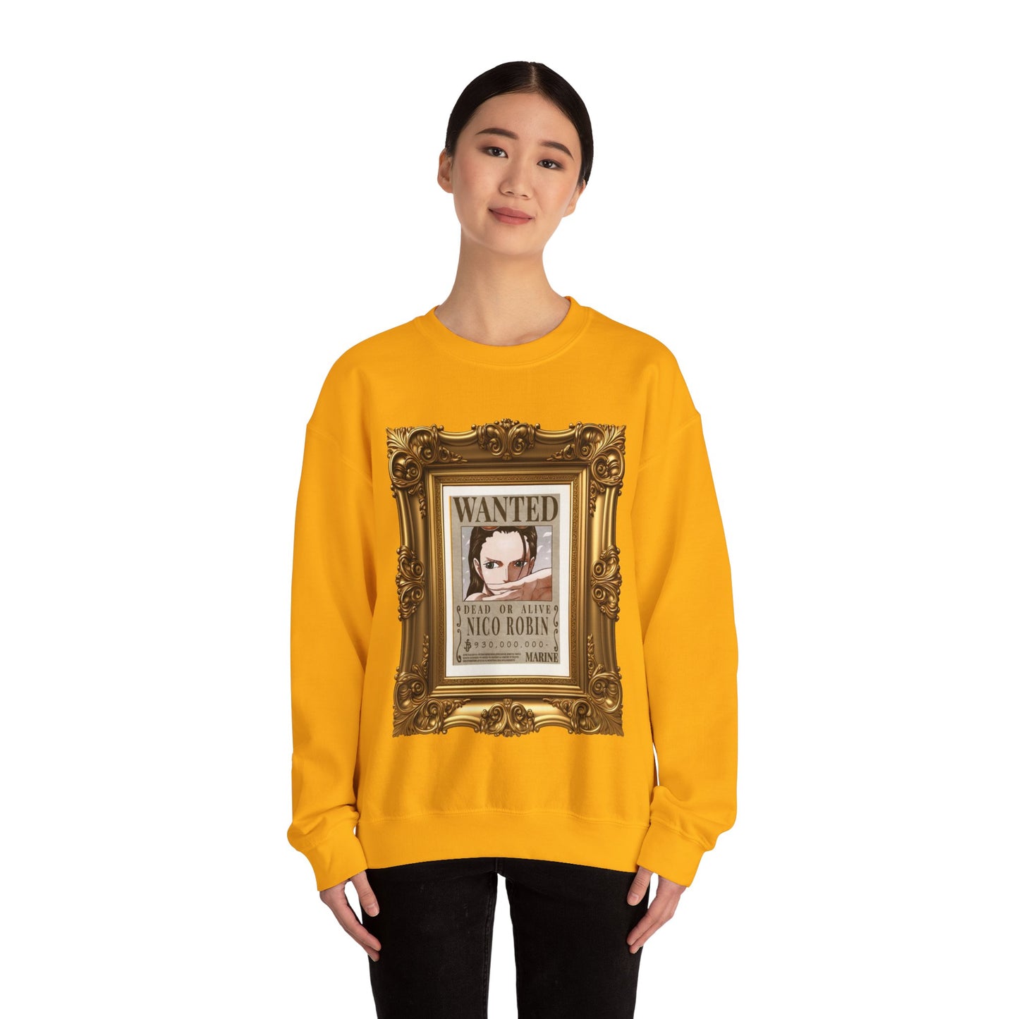 One Piece - Fine Art Robin Unisex Heavy Blend™ Crewneck Sweatshirt