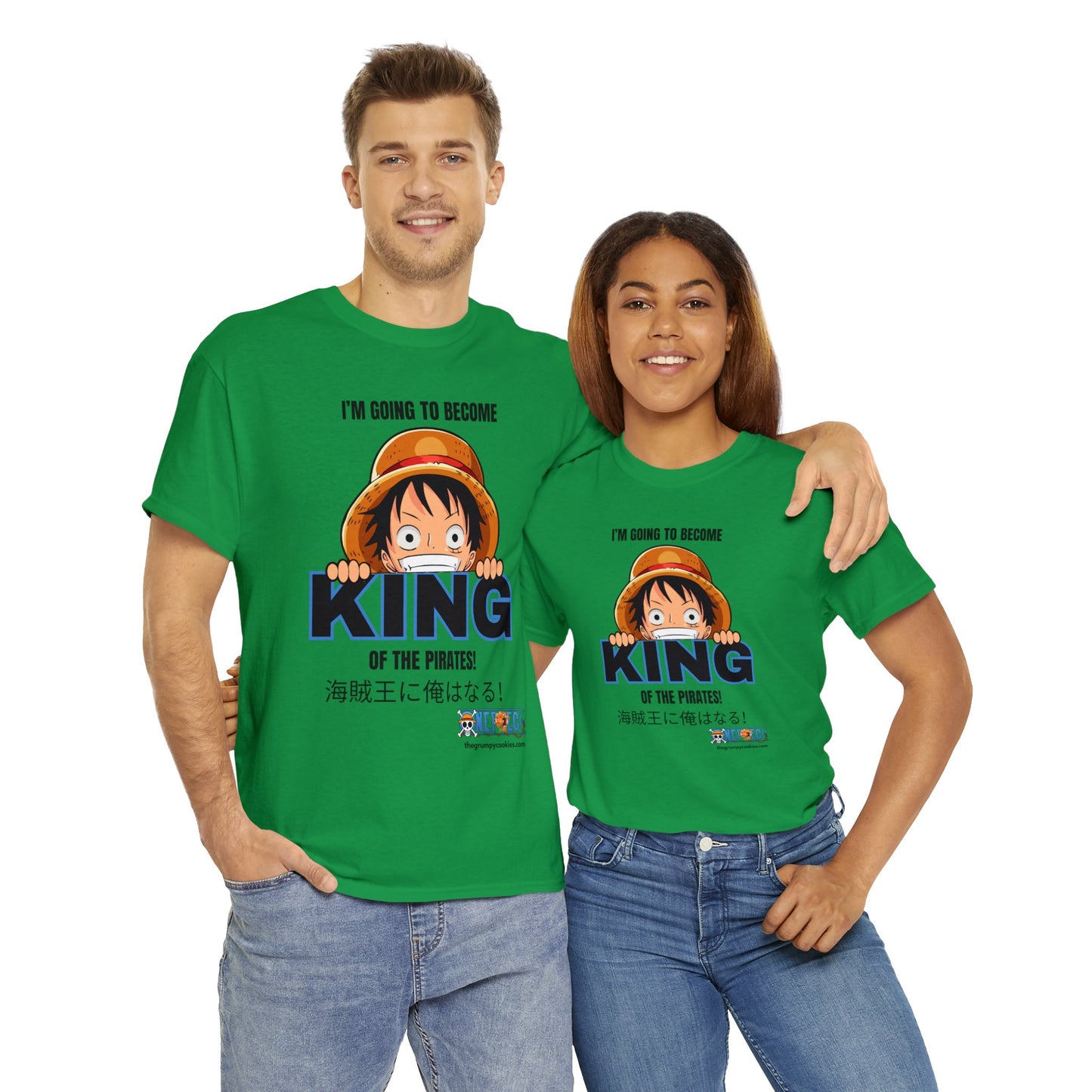 One Piece - King of the Pirates Unisex Heavy Cotton Tee