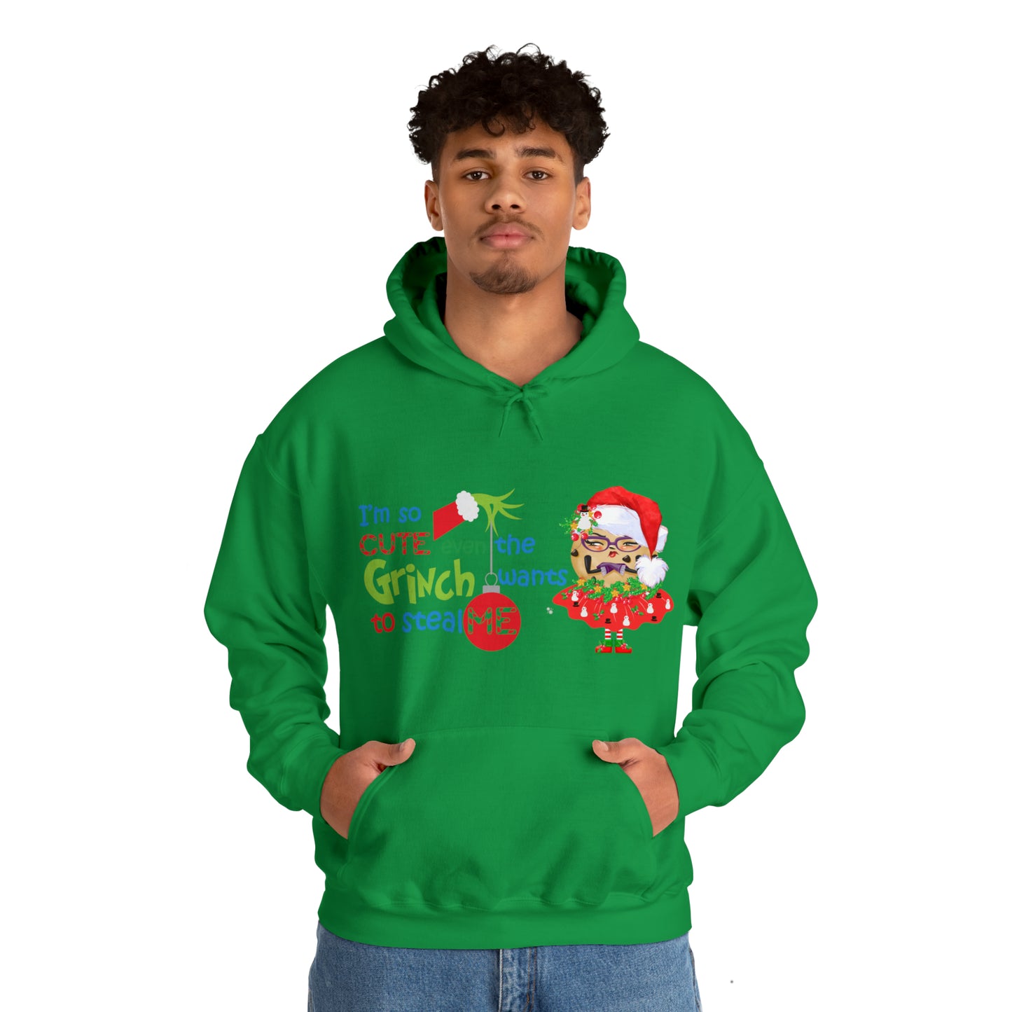 The Grumpy Cookies - Even the Grinch Loves TGC Unisex Heavy Blend™ Hooded Sweatshirt