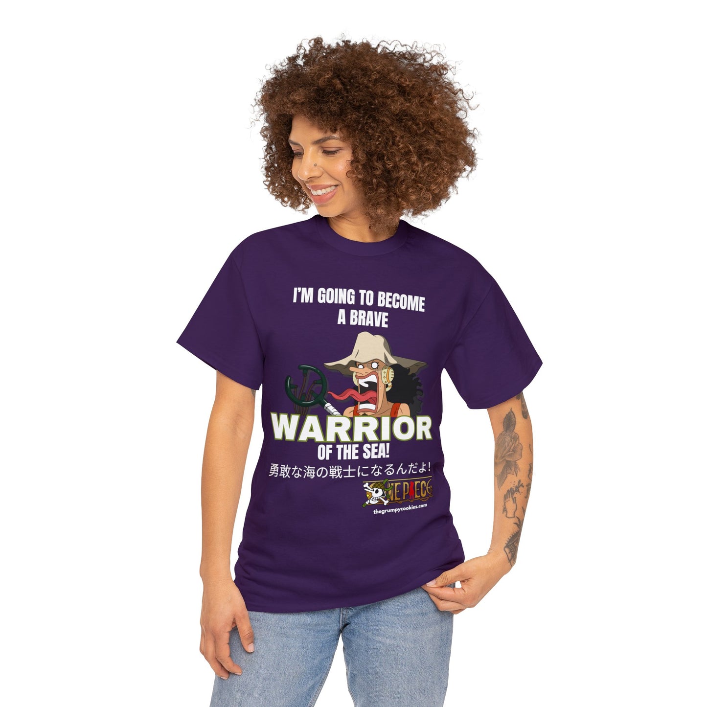 One Piece - Brave-ish Warrior of the Sea Unisex Heavy Cotton Tee