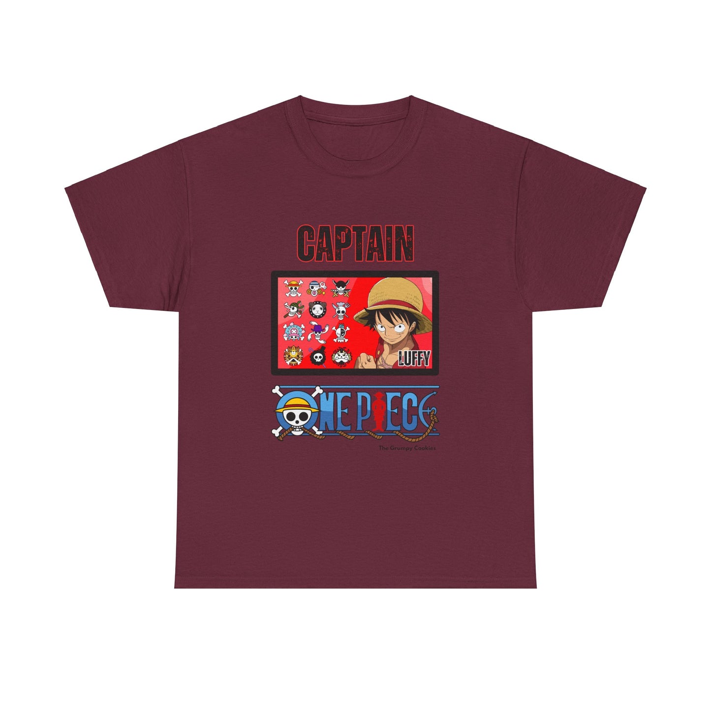 One Piece - Captain Luffy Unisex Heavy Cotton Tee