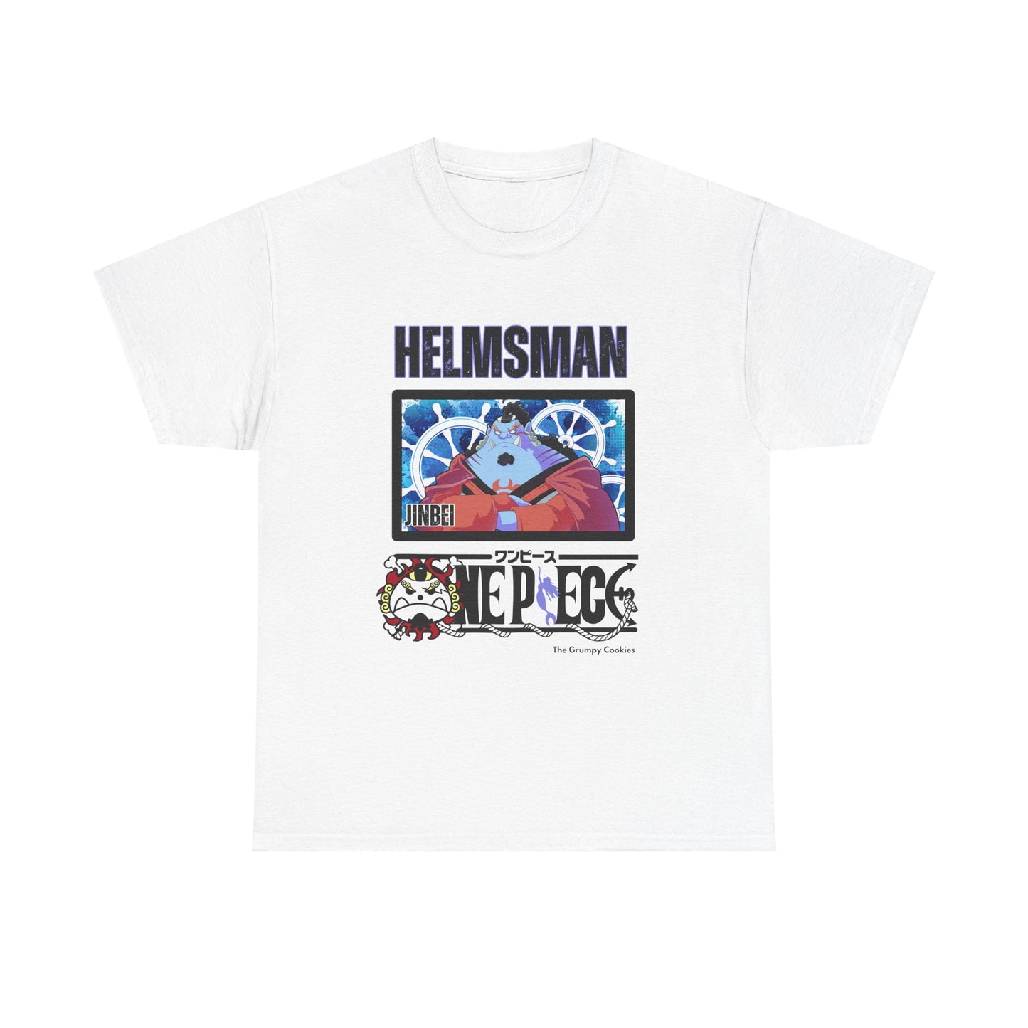 One Piece - Helmsman Jimbei Unisex Heavy Cotton Tee