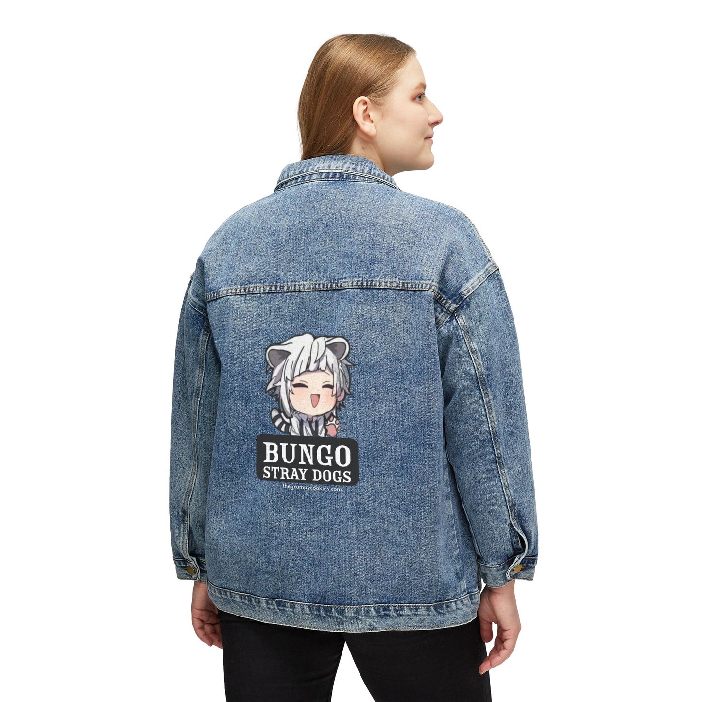 Bungo Stray Dogs - Chibi Weretiger Women's Denim Jacket