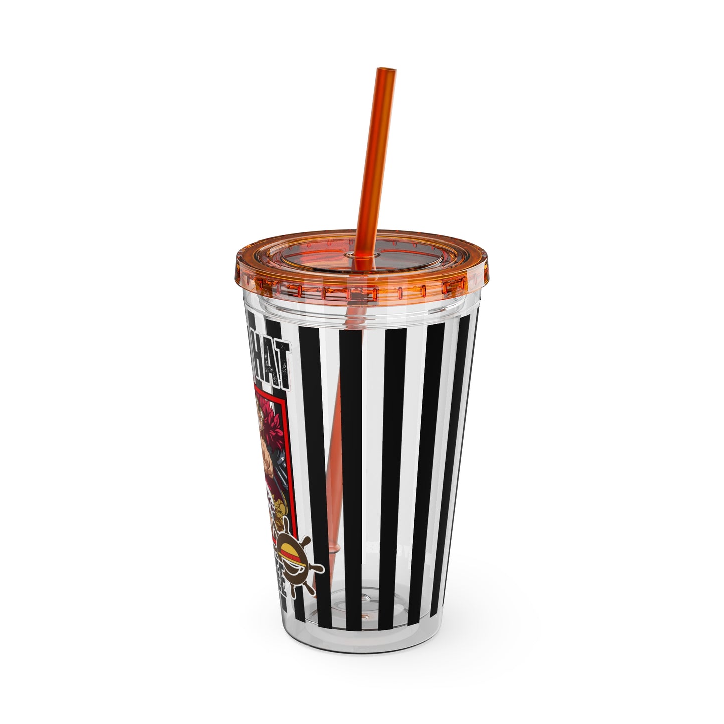 Straw Hat Coffee - The Worst Generation Sunsplash Tumbler with Straw, 16oz