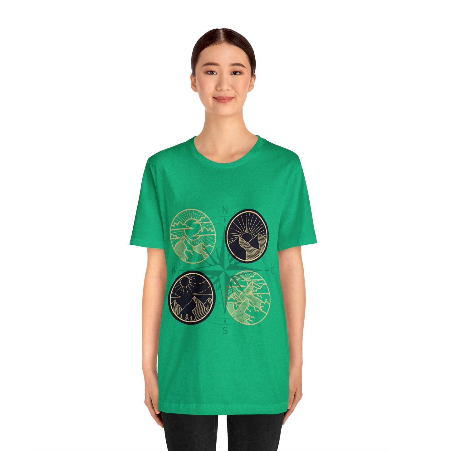 The Grumpy Cookies - Compass Short Sleeve Tee