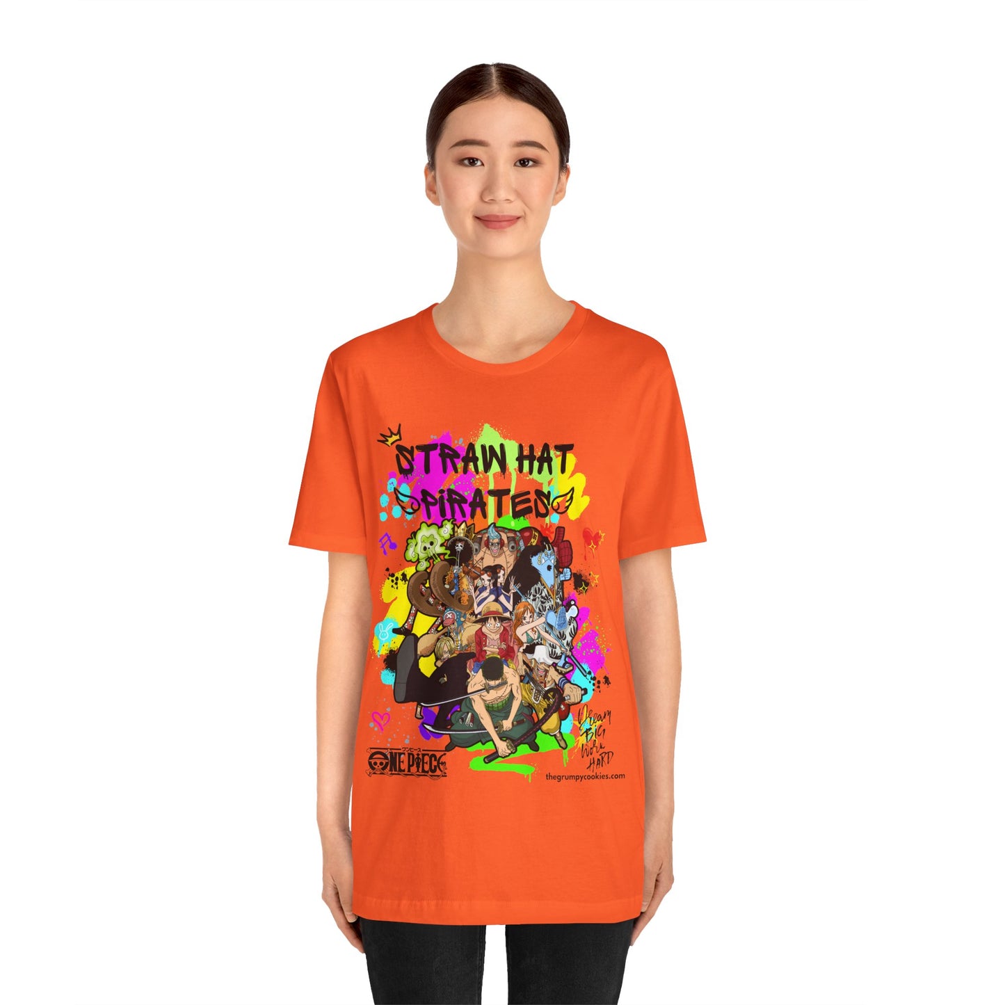 One Piece - Graffiti Straw Hats Unisex Jersey Short Sleeve Tee