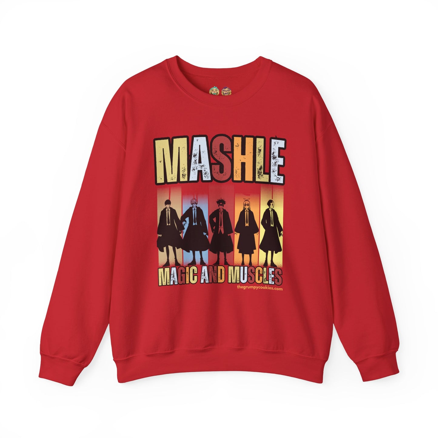 Mashle - Team No Magic Unisex Heavy Blend™ Crewneck Sweatshirt