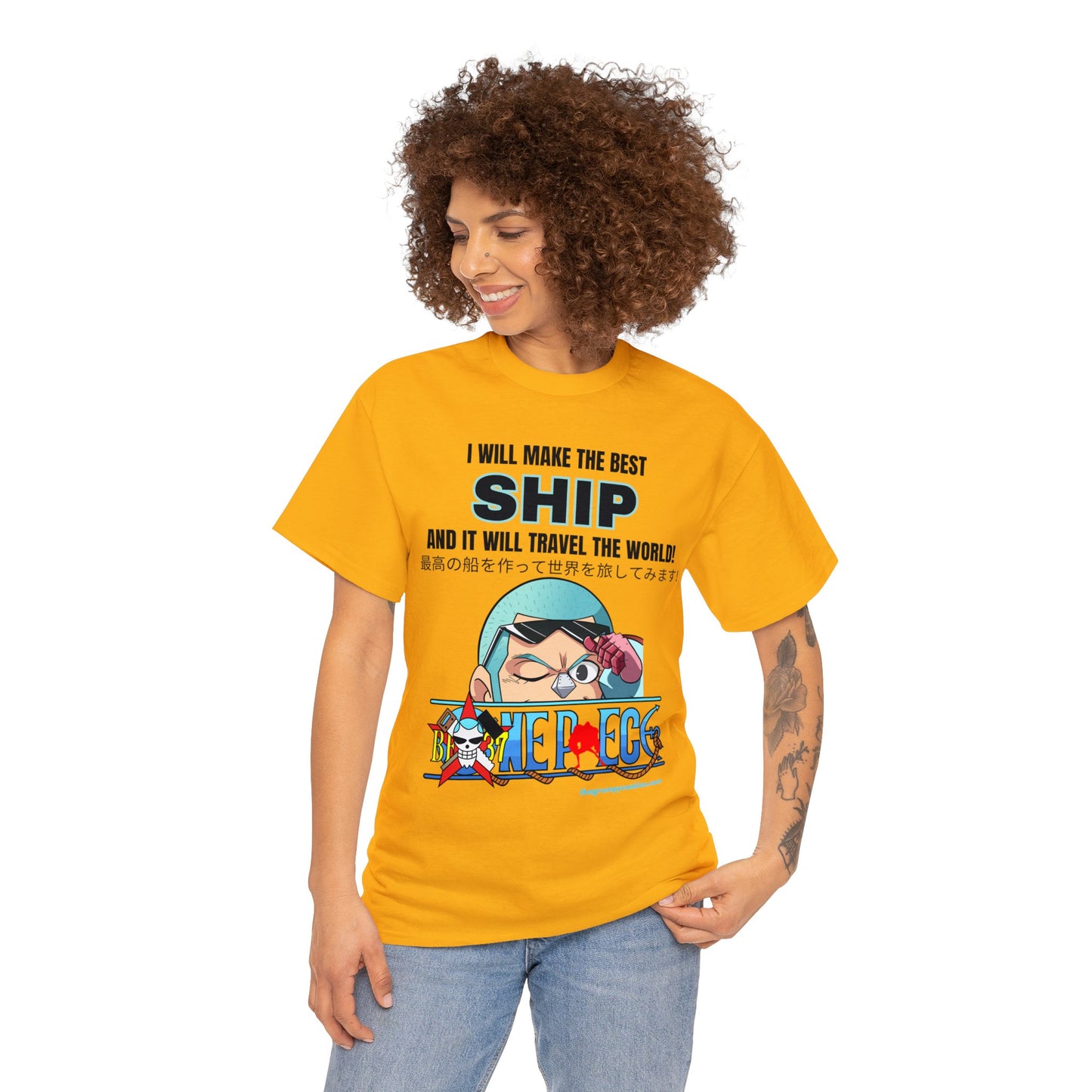 One Piece - World's Greatest Shipwright Unisex Heavy Cotton Tee