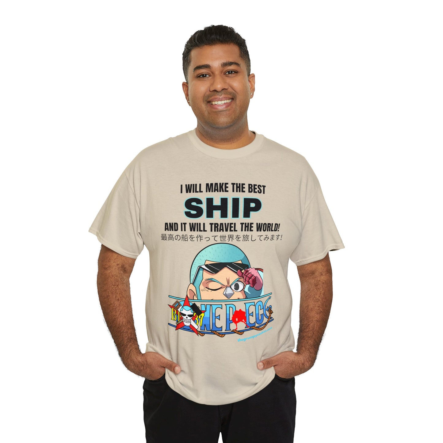 One Piece - World's Greatest Shipwright Unisex Heavy Cotton Tee