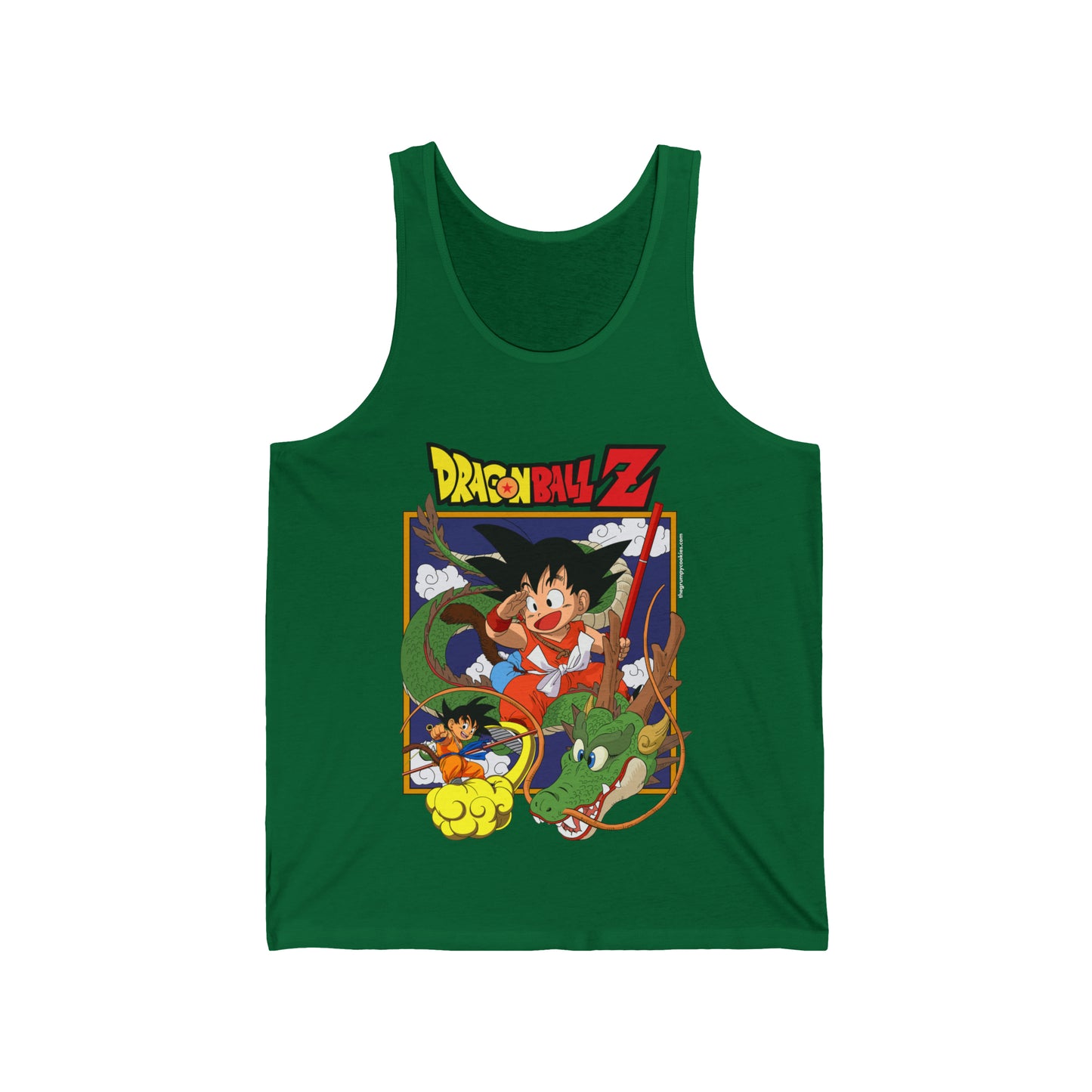 Dragon Ball - Old School DBZ Men's Jersey Tank