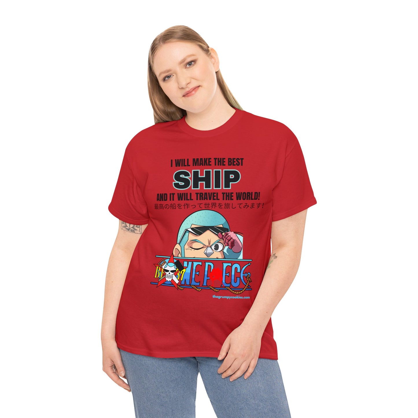 One Piece - World's Greatest Shipwright Unisex Heavy Cotton Tee
