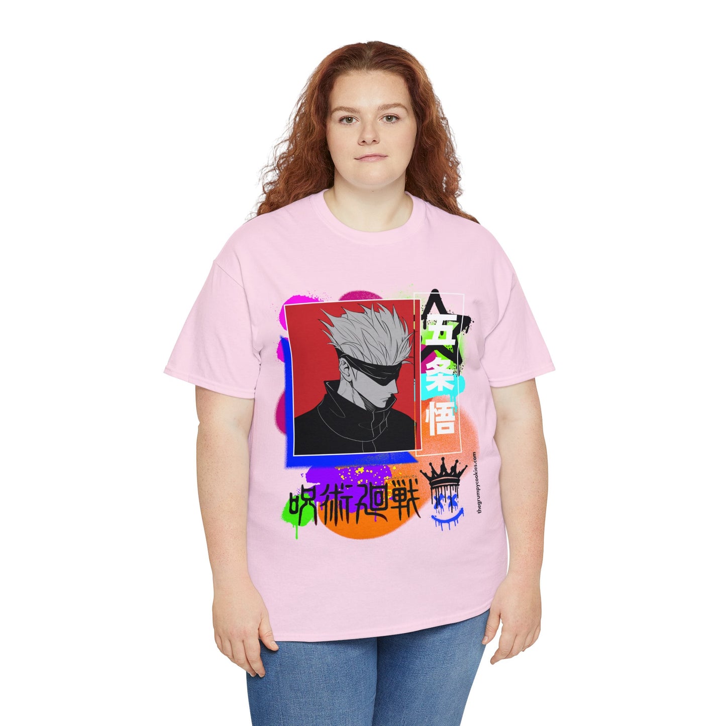 Jujutsu Kaisen - Emo Gojo Unisex Heavy Cotton Tee