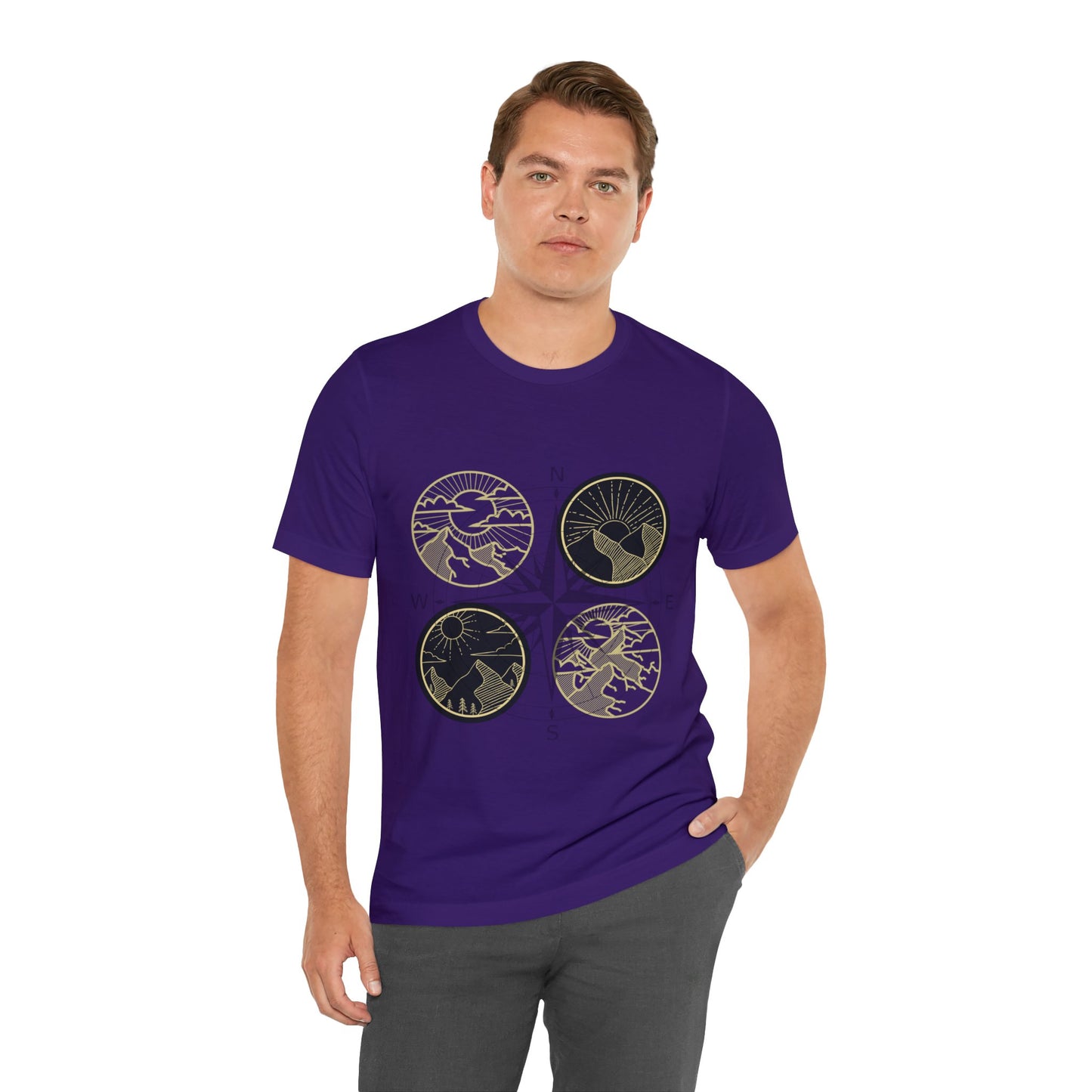 The Grumpy Cookies - Compass Short Sleeve Tee