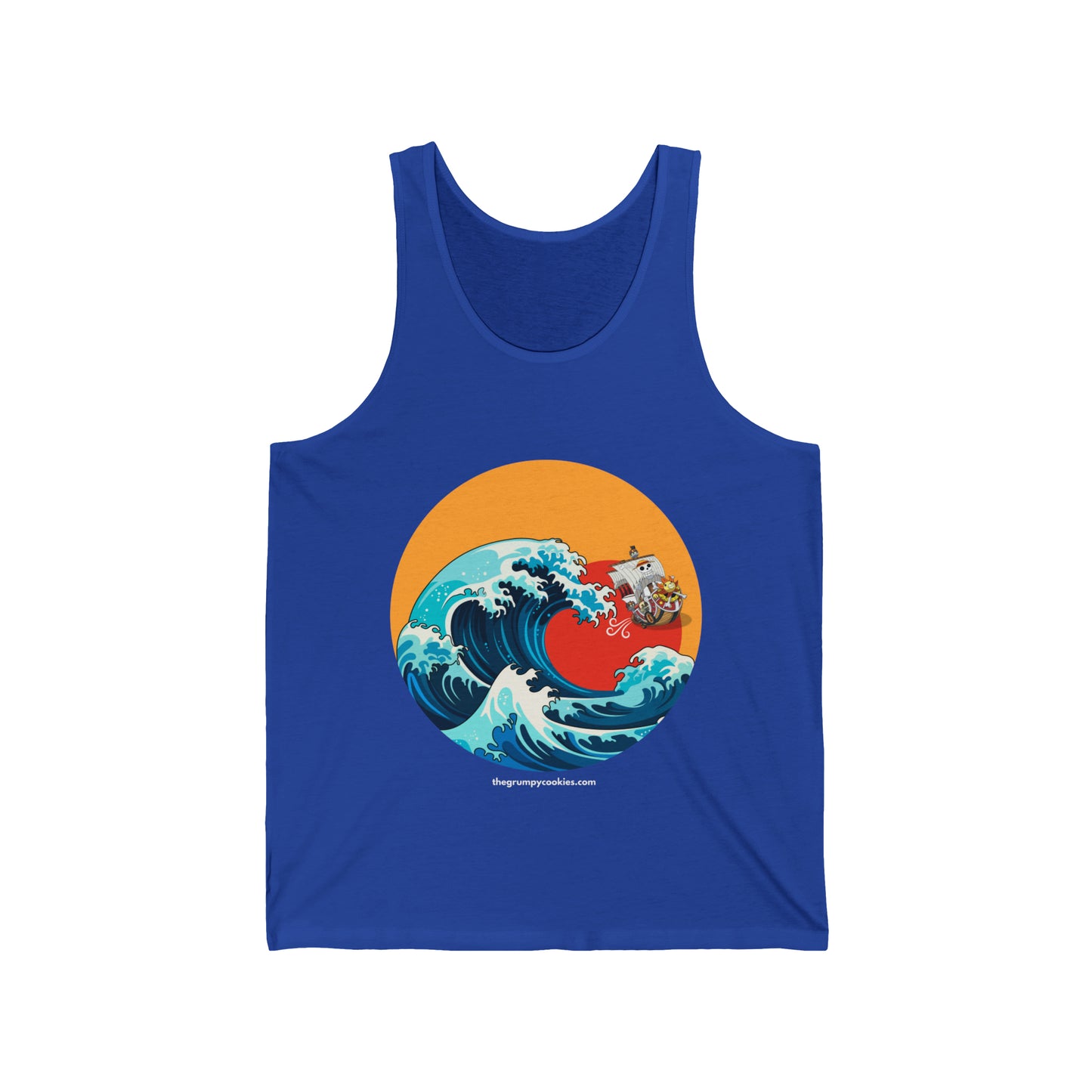 One Piece - Riding the Wave Jersey Tank