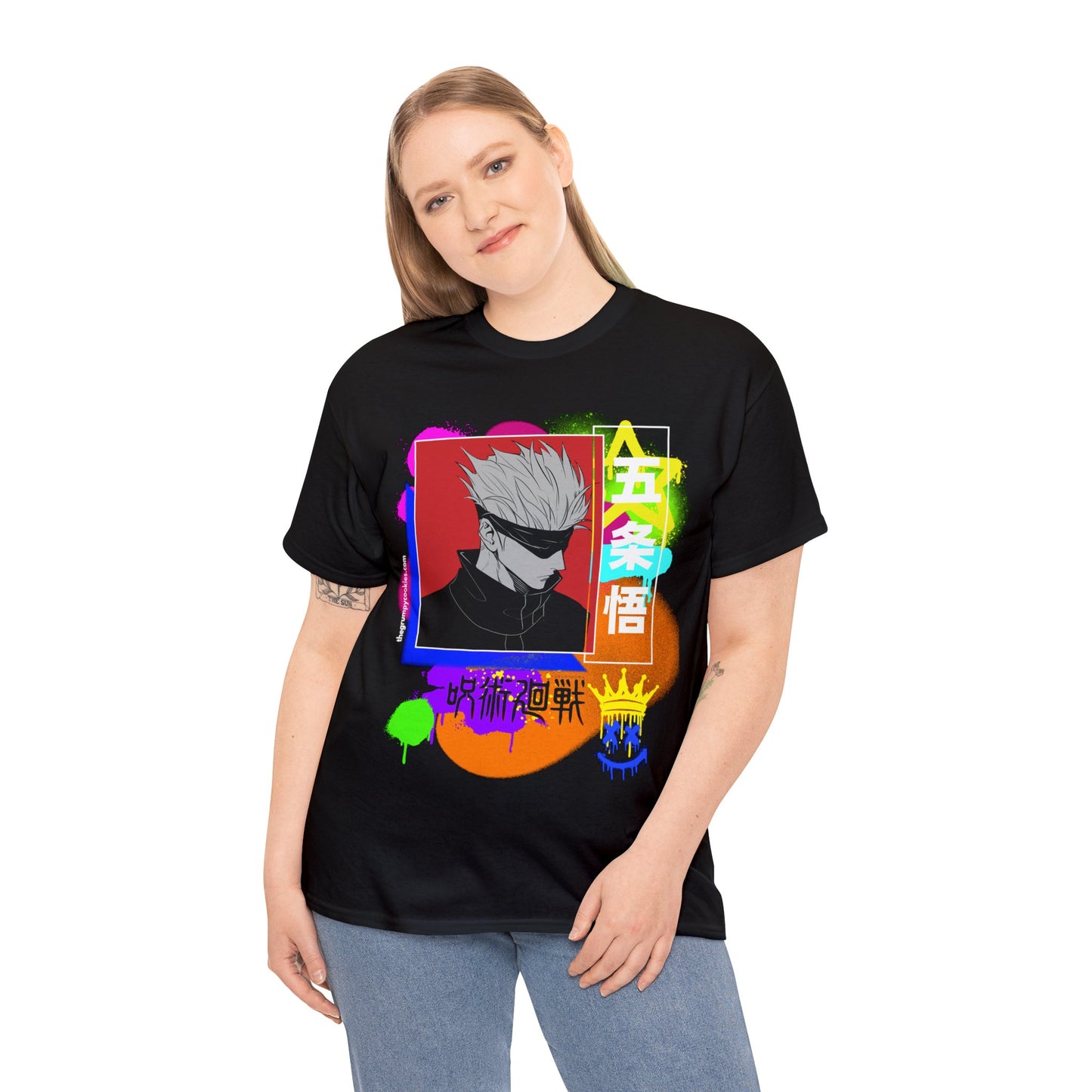 Jujutsu Kaisen - Emo Gojo Unisex Heavy Cotton Tee