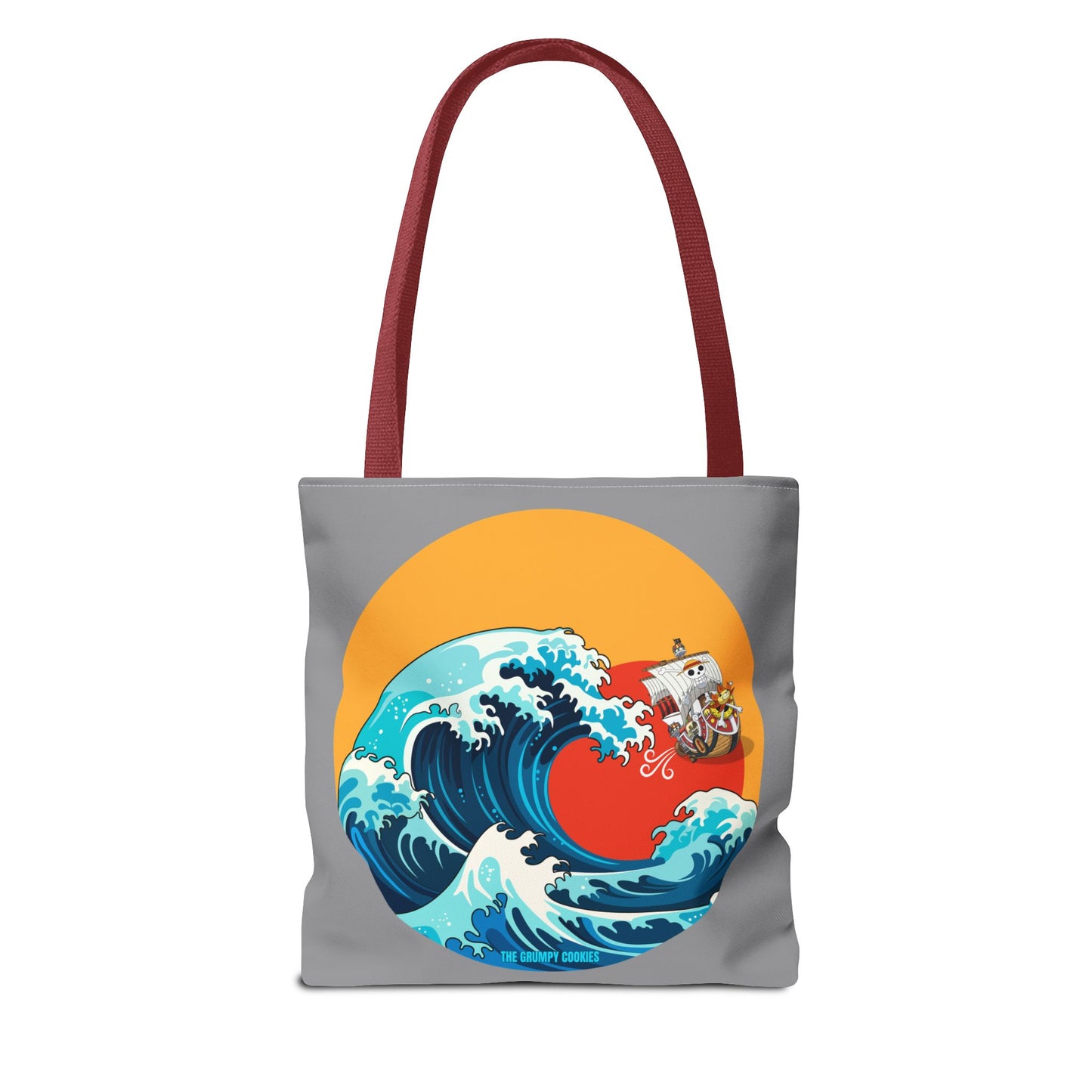 One Piece - Riding the Wave Grey Tote Bag