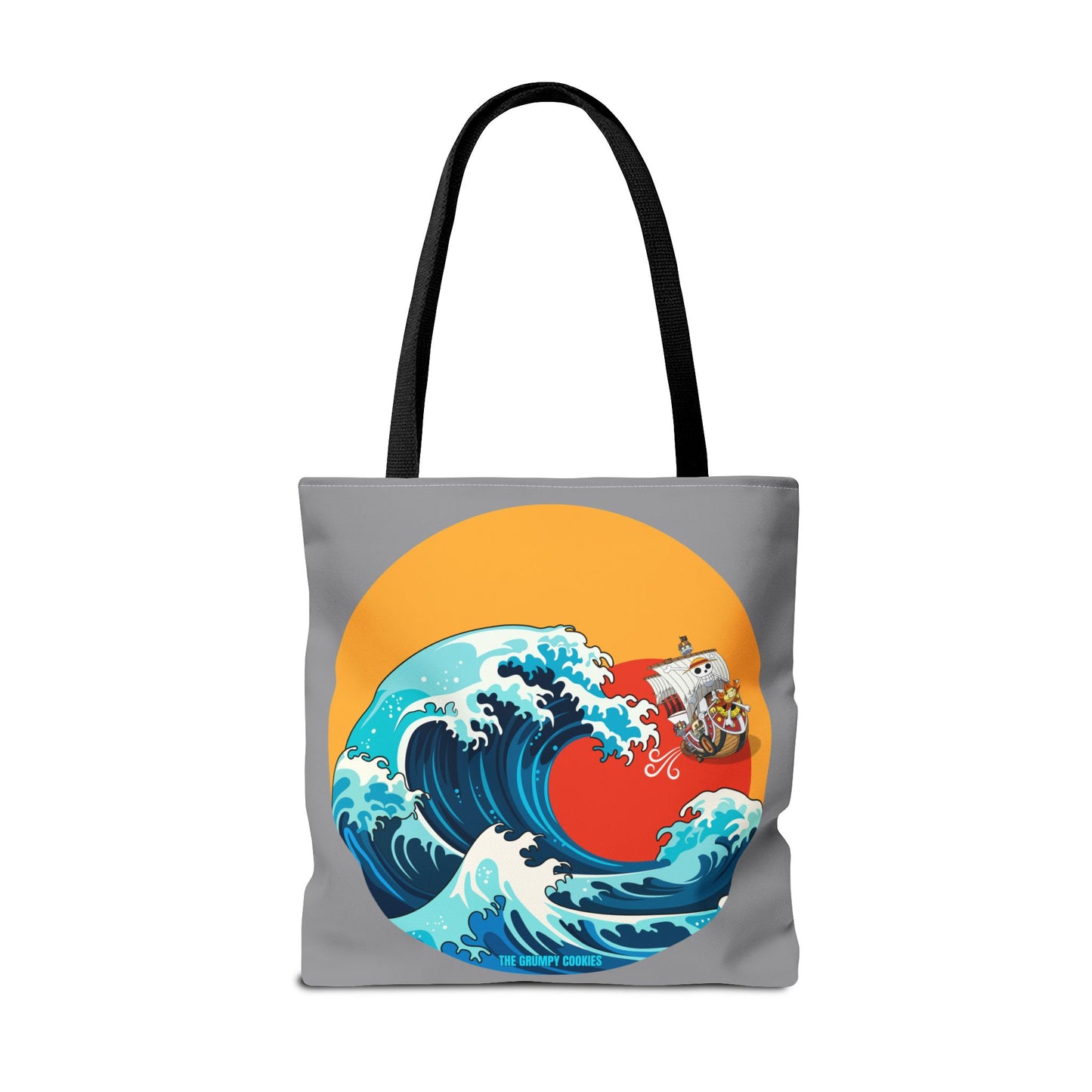 One Piece - Riding the Wave Grey Tote Bag