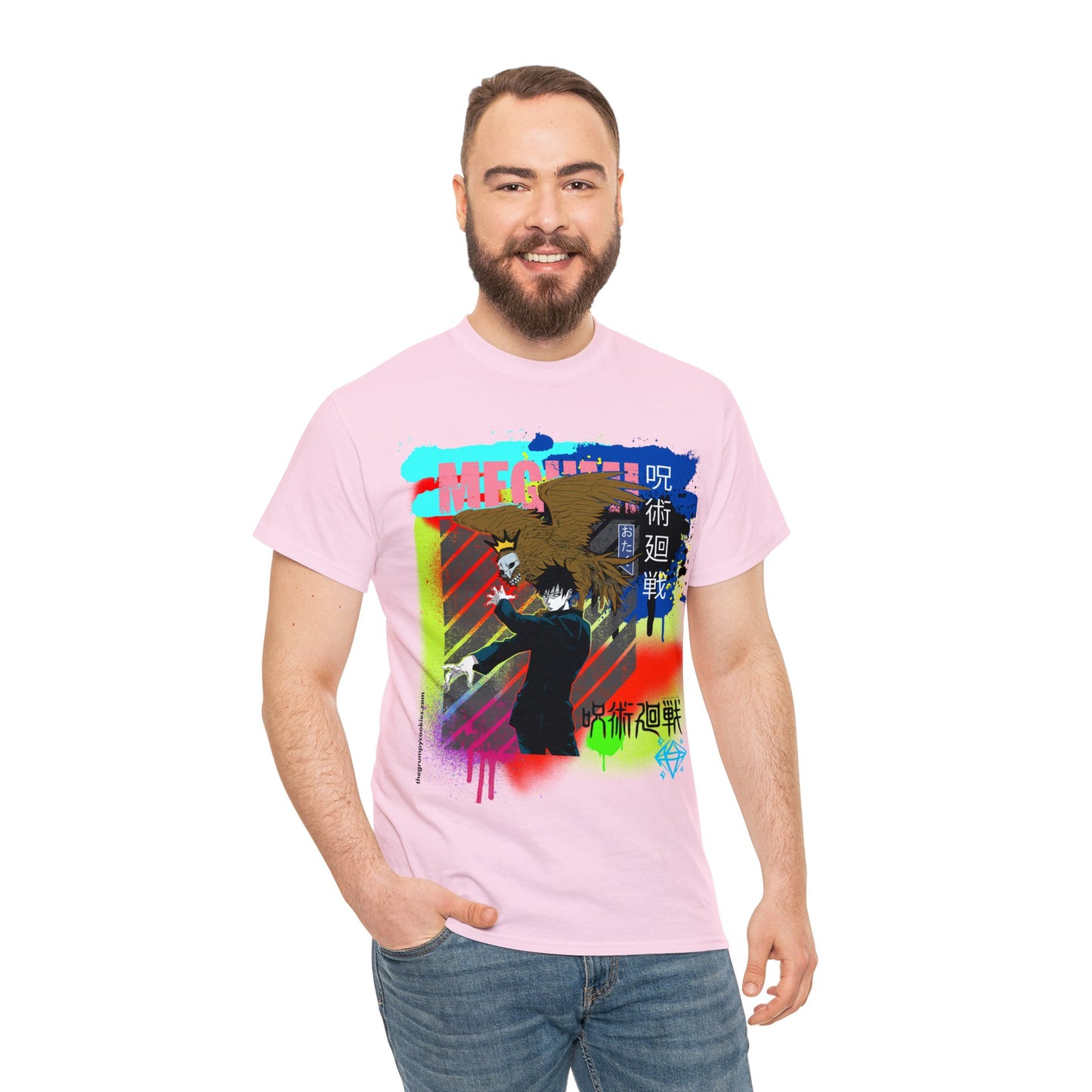 Jujutsu Kaisen - Megumi & Nue Unisex Heavy Cotton Tee