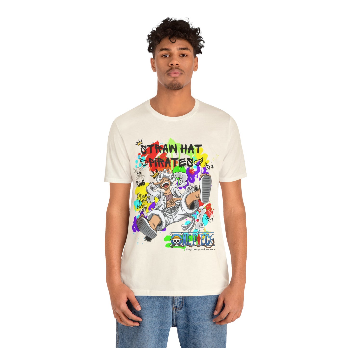 One Piece - Graffiti Luffy Unisex Jersey Short Sleeve Tee