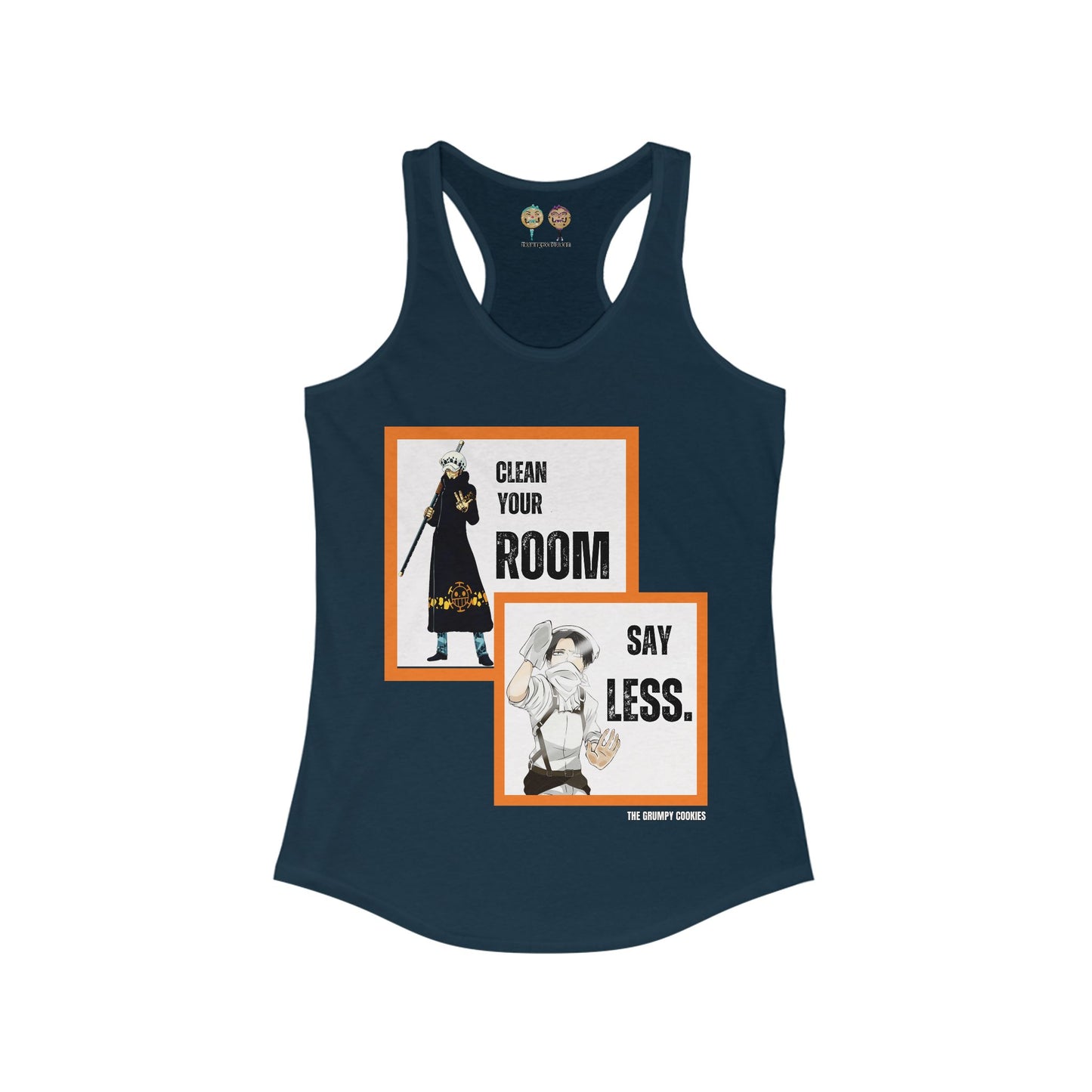 One Piece - Say Less Levi x Law Crossover Women's Ideal Racerback Tank