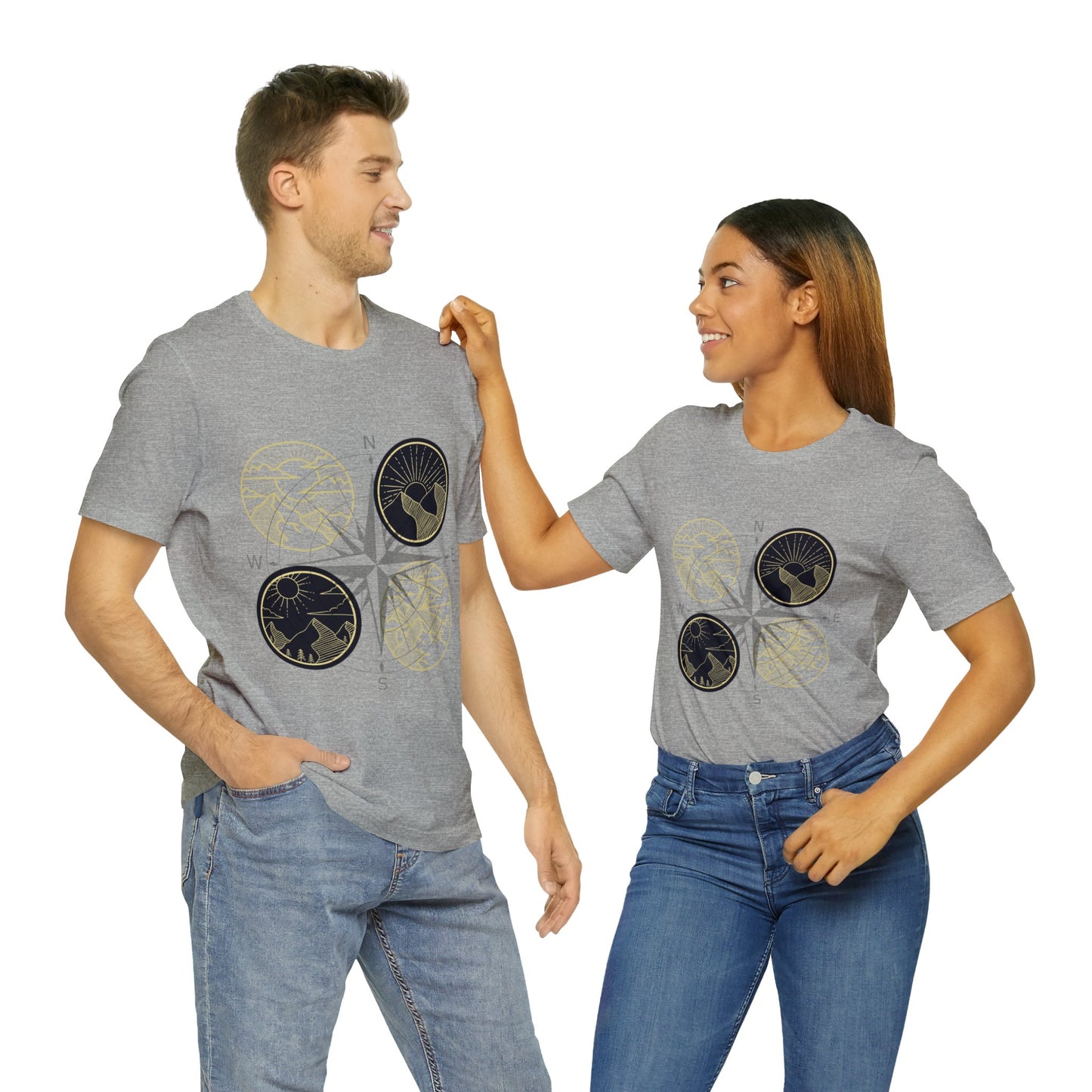 The Grumpy Cookies - Compass Short Sleeve Tee