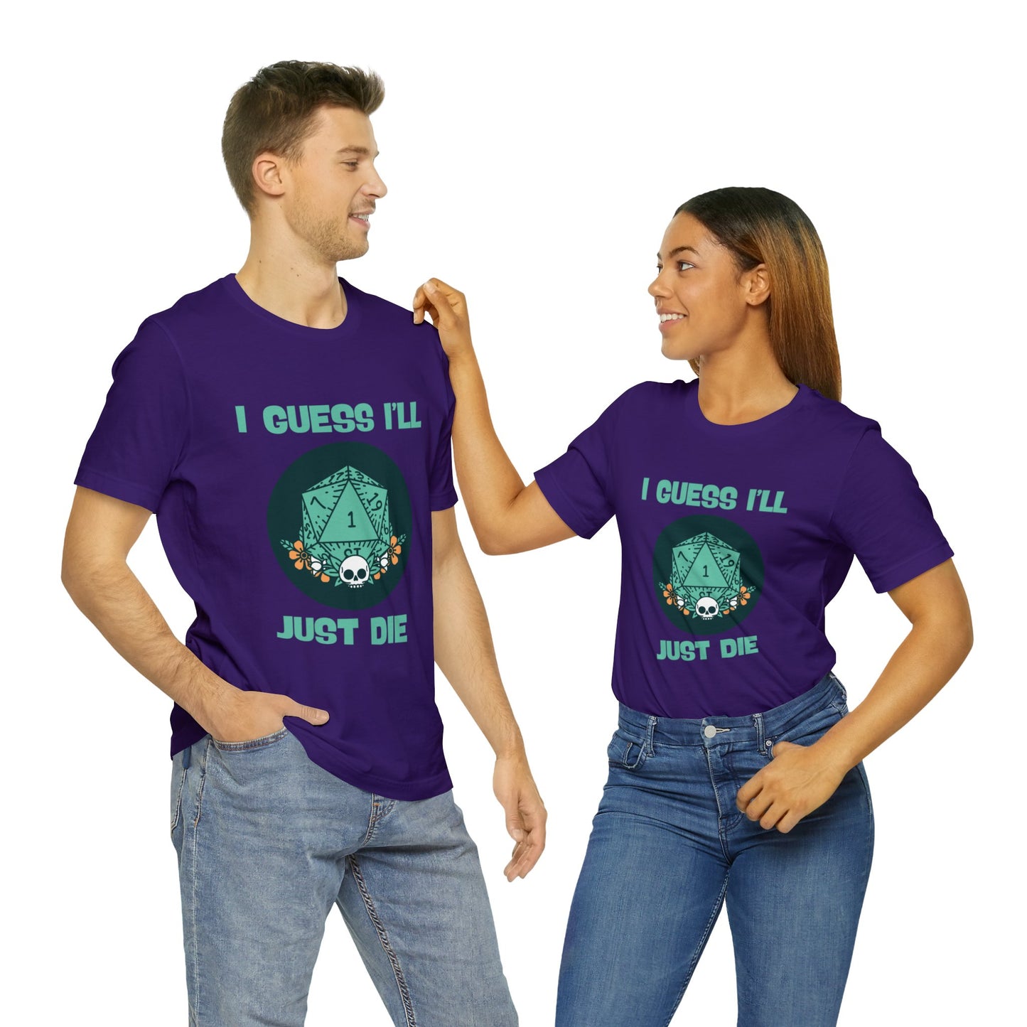 Dungeons & Dragons - Guess I'll Die Short Sleeve Tee