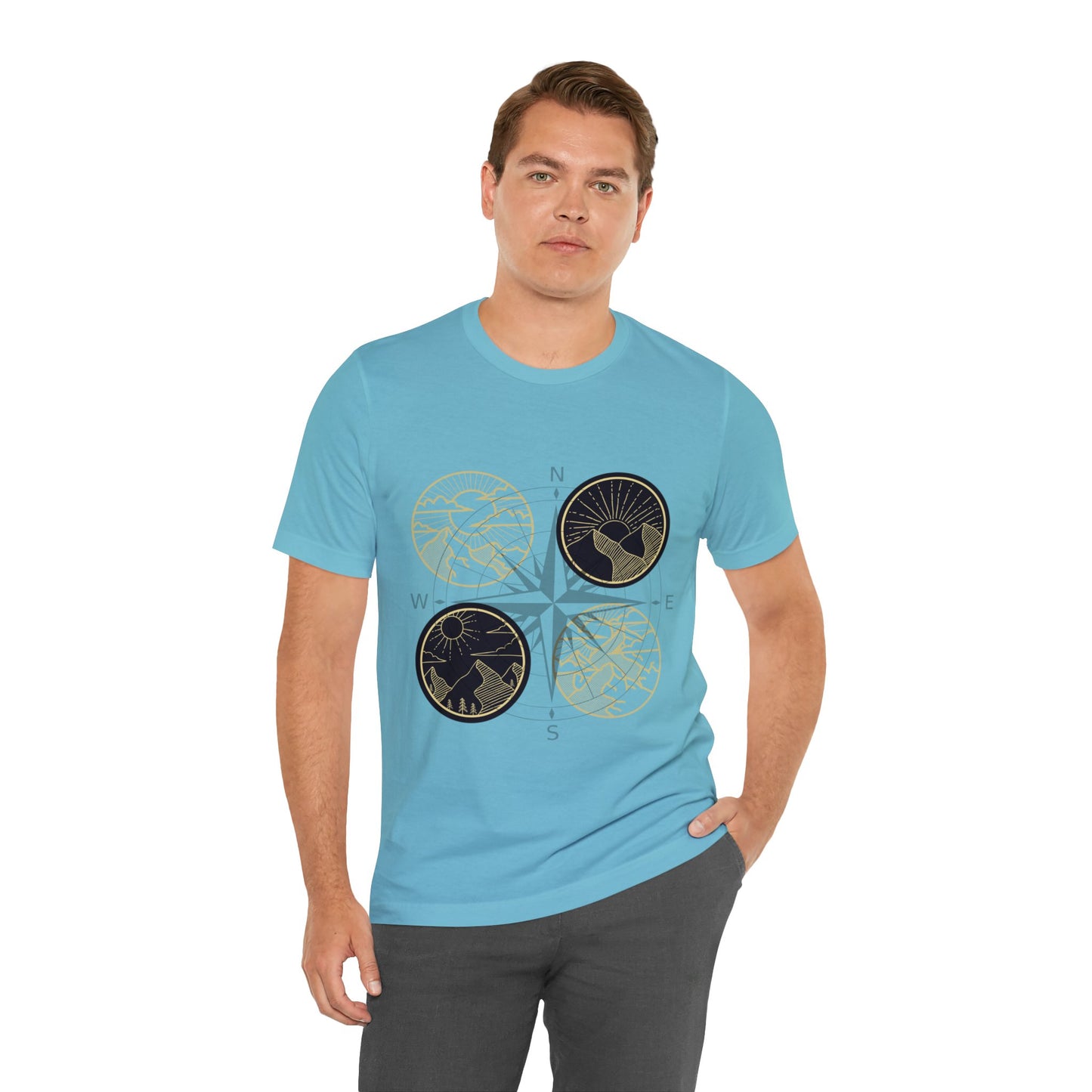 The Grumpy Cookies - Compass Short Sleeve Tee