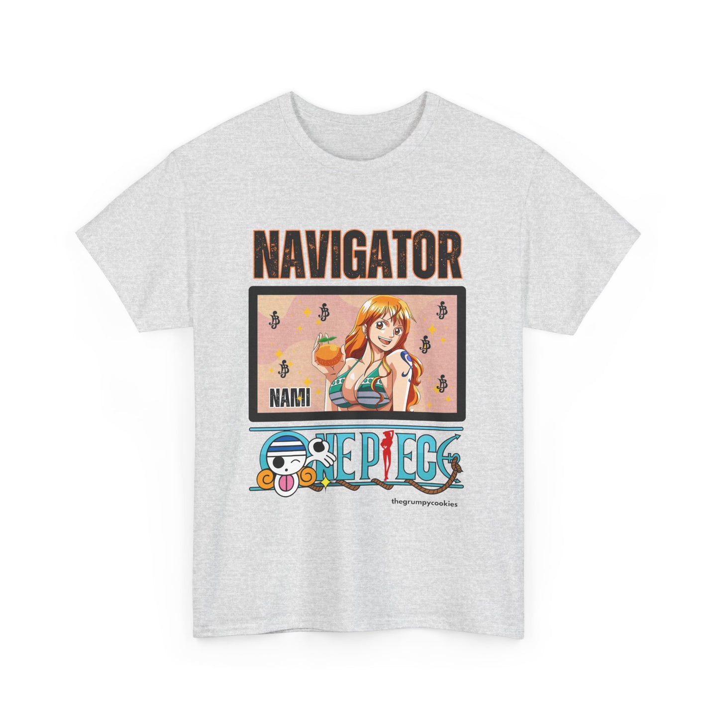 One Piece - Navigator Nami Unisex Heavy Cotton Tee