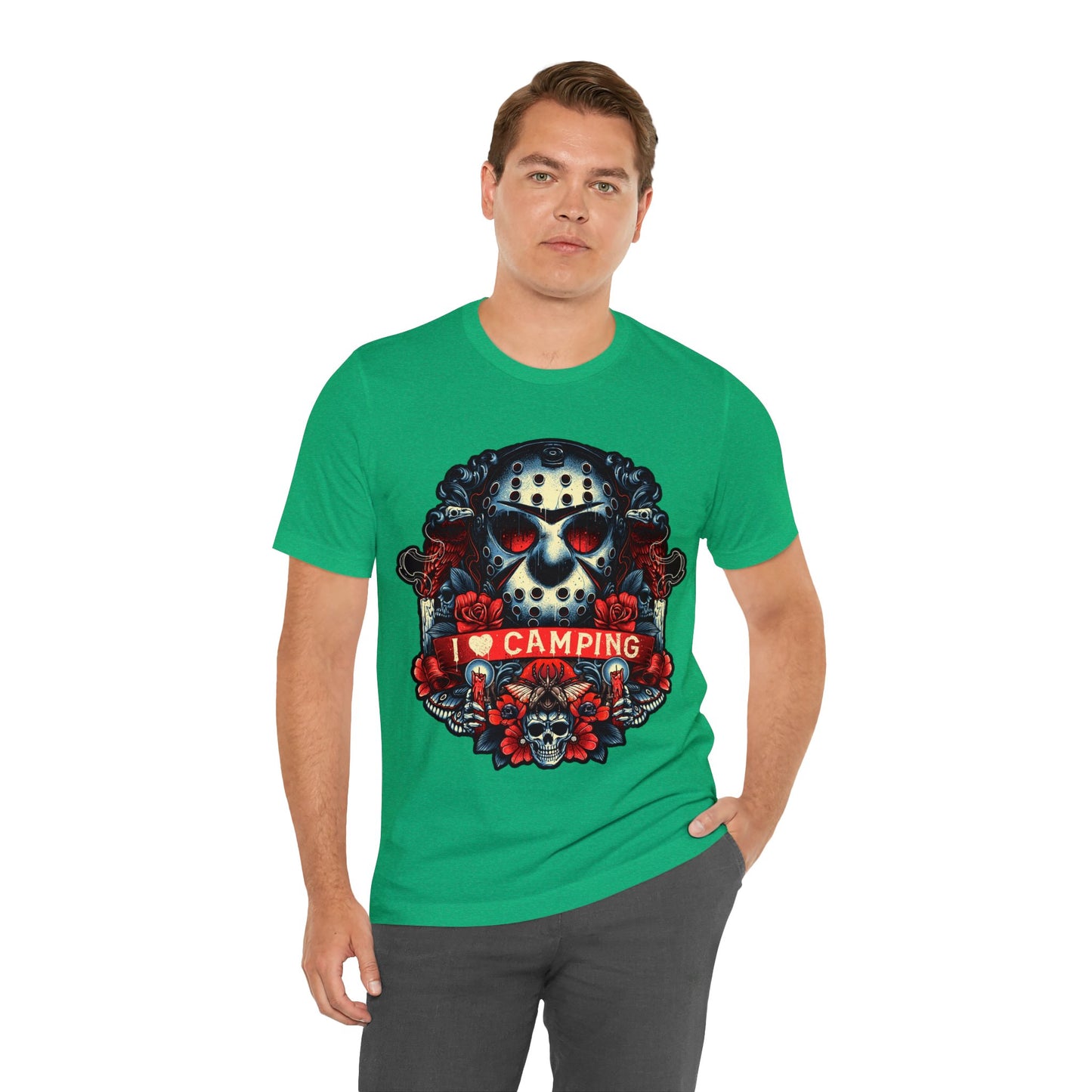 Friday the 13th - I Heart Camping Short Sleeve Tee