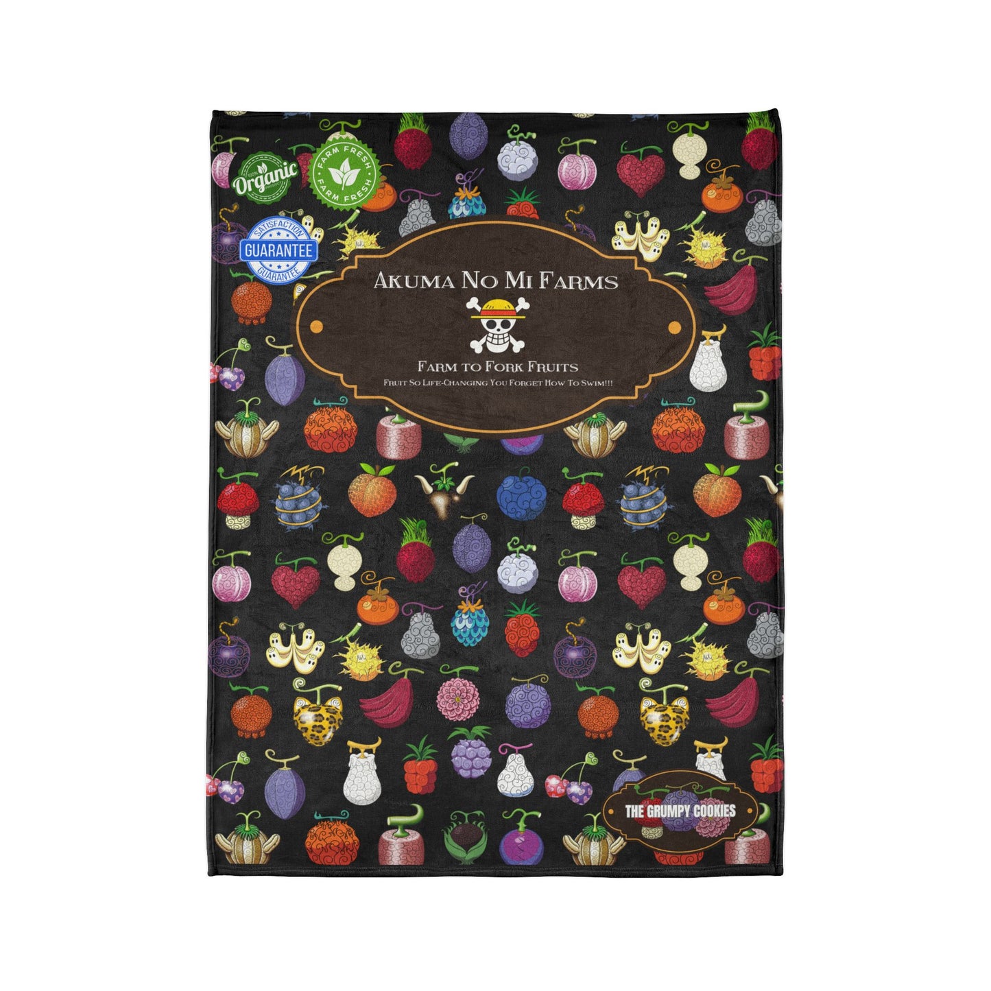 One Piece - Organic Devil Fruit Brook Polyester Blanket