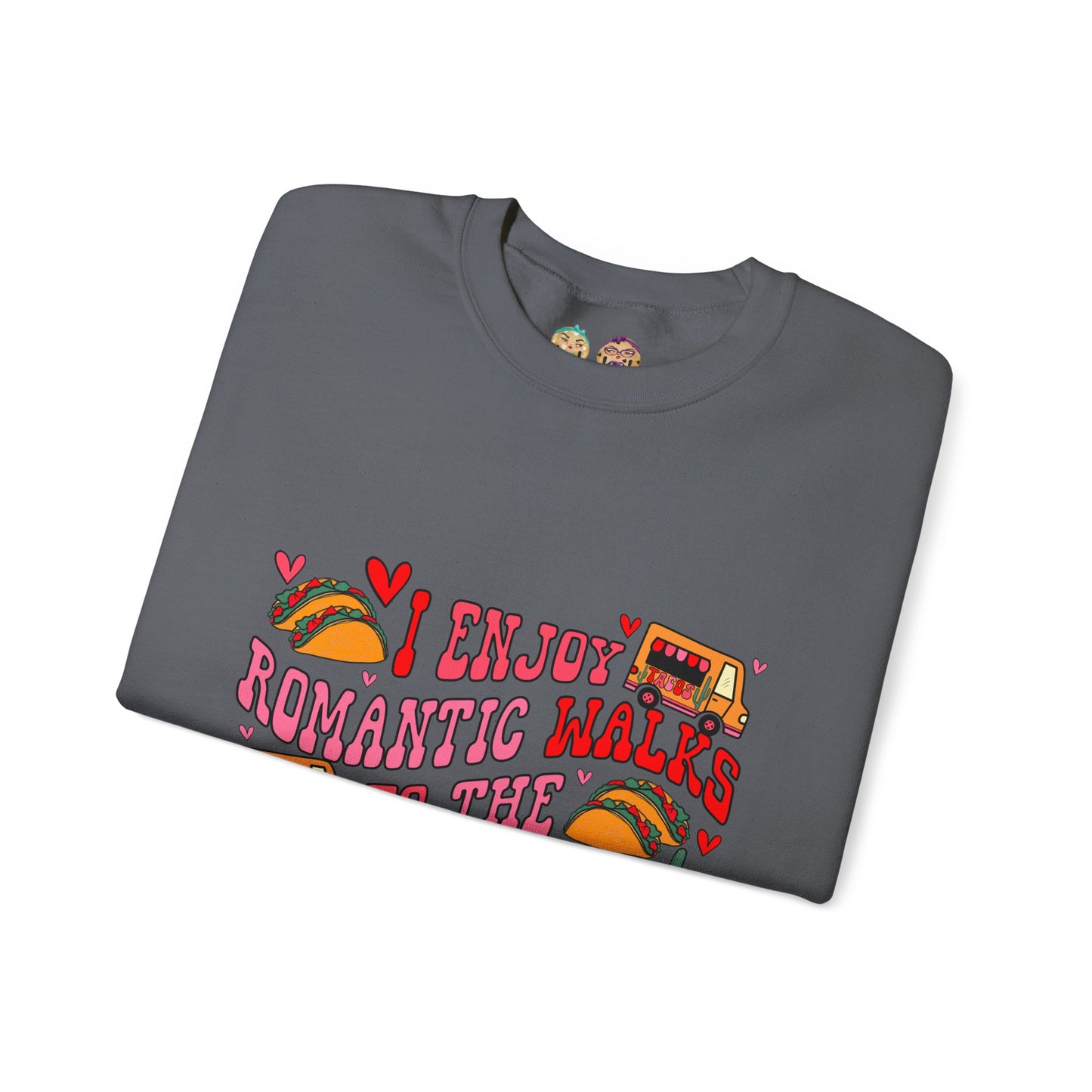 The Grumpy Cookies - Romance = Tacos Unisex Heavy Blend™ Crewneck Sweatshirt