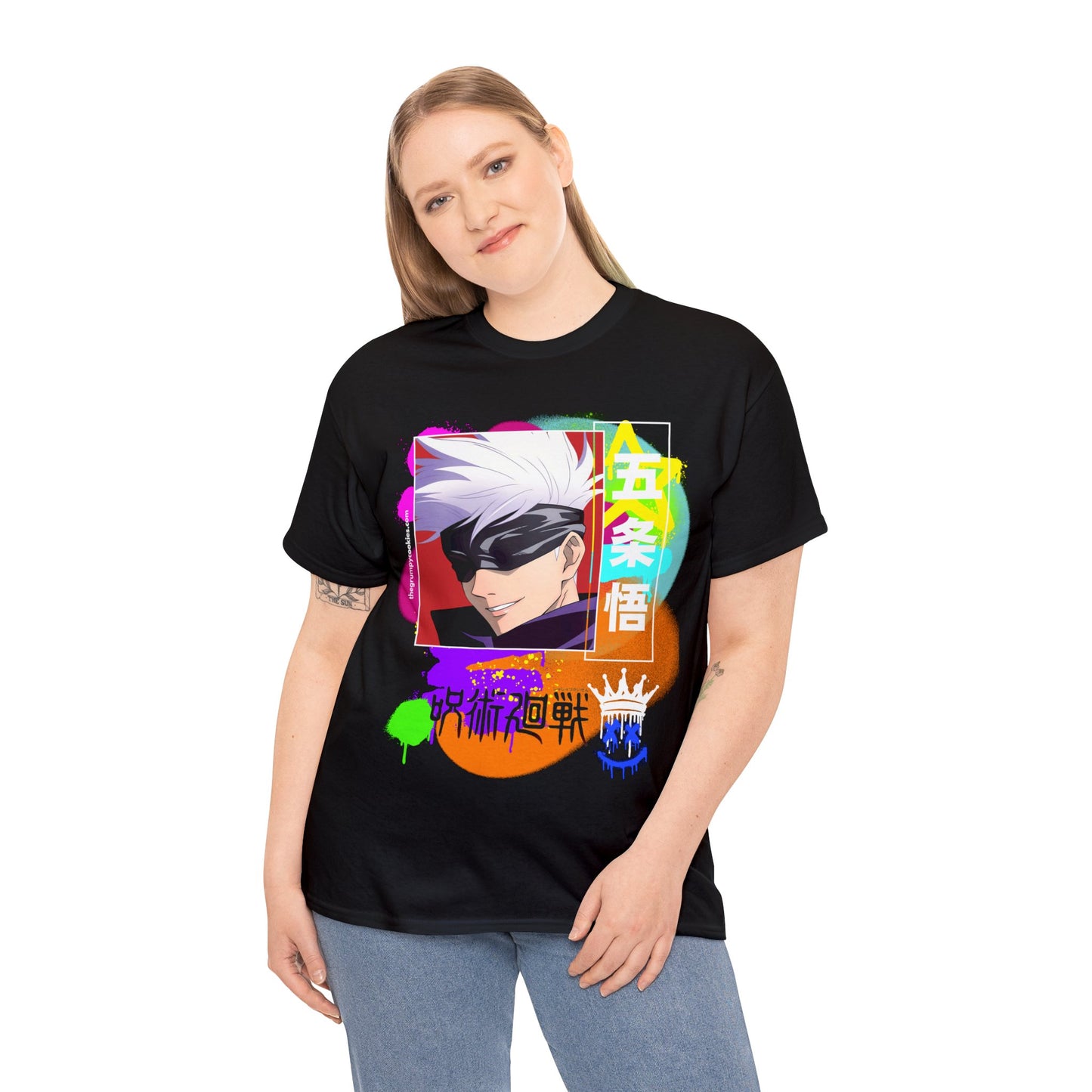Jujutsu Kaisen - Gojo's Side Smile Unisex Heavy Cotton Tee