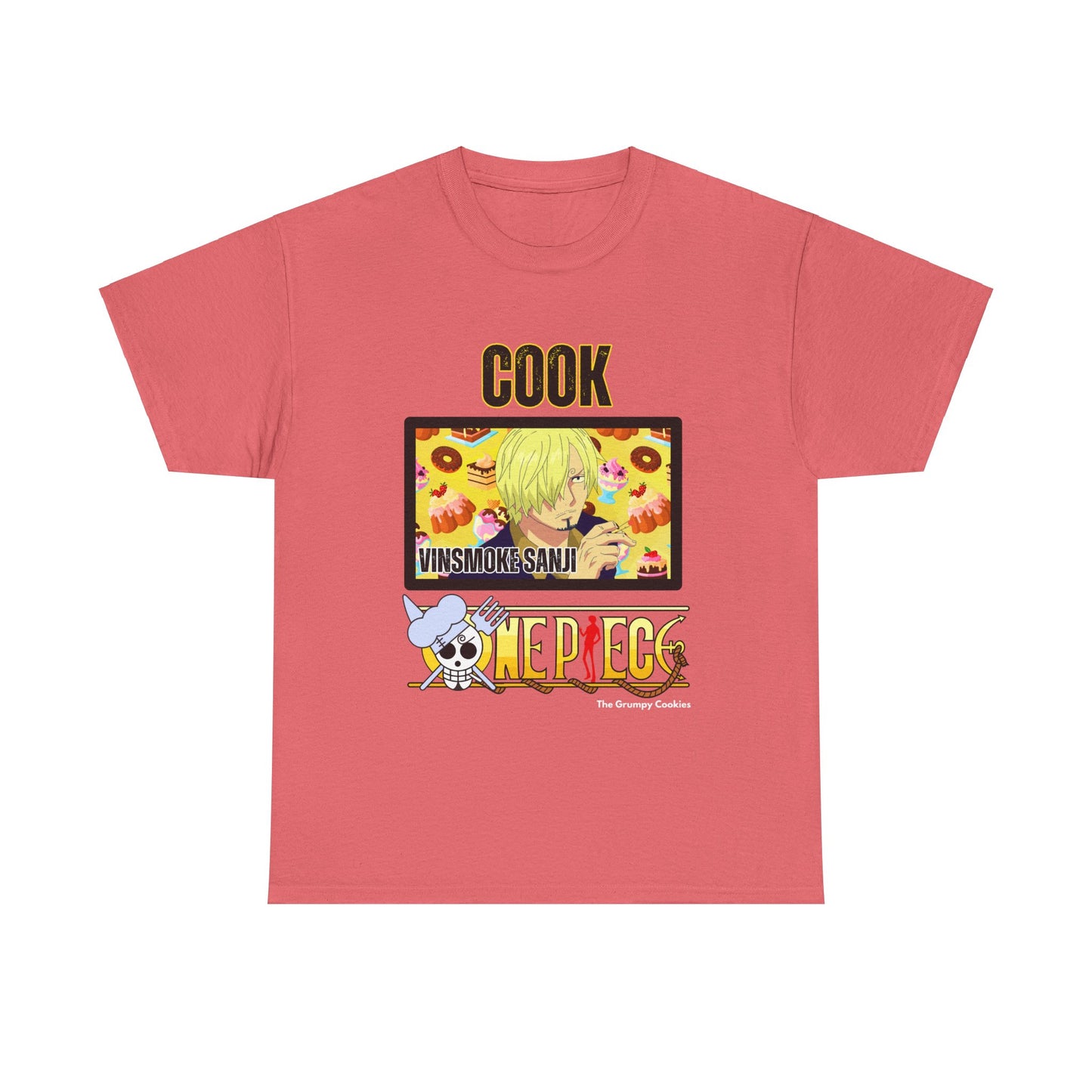 One Piece - Cook Sanji Unisex Heavy Cotton Tee