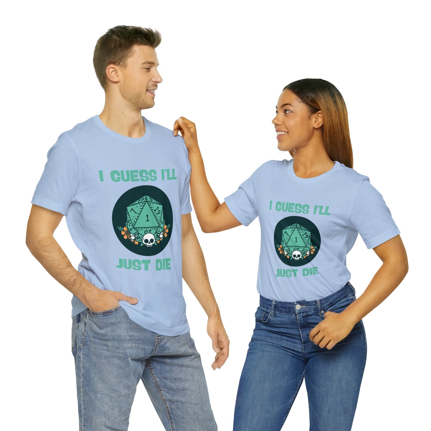 Dungeons & Dragons - Guess I'll Die Short Sleeve Tee