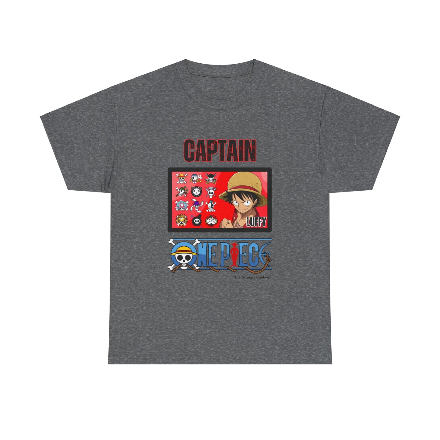 One Piece - Captain Luffy Unisex Heavy Cotton Tee