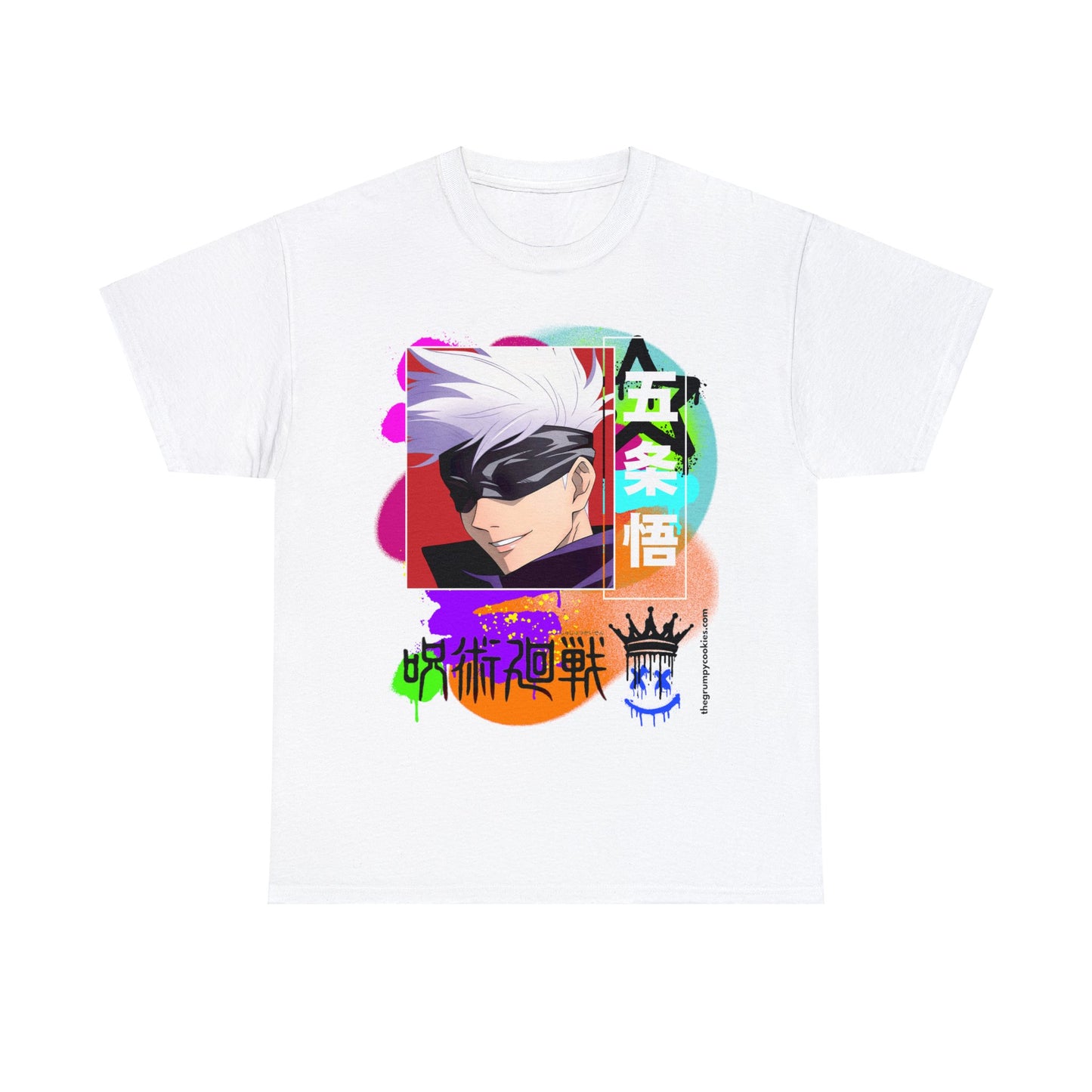 Jujutsu Kaisen - Gojo's Side Smile Unisex Heavy Cotton Tee
