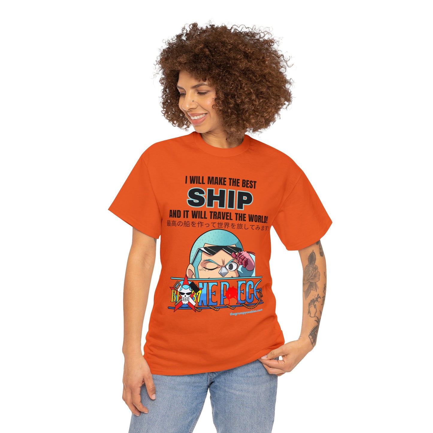 One Piece - World's Greatest Shipwright Unisex Heavy Cotton Tee