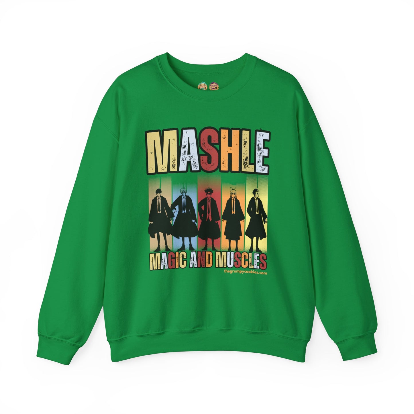 Mashle - Team No Magic Unisex Heavy Blend™ Crewneck Sweatshirt