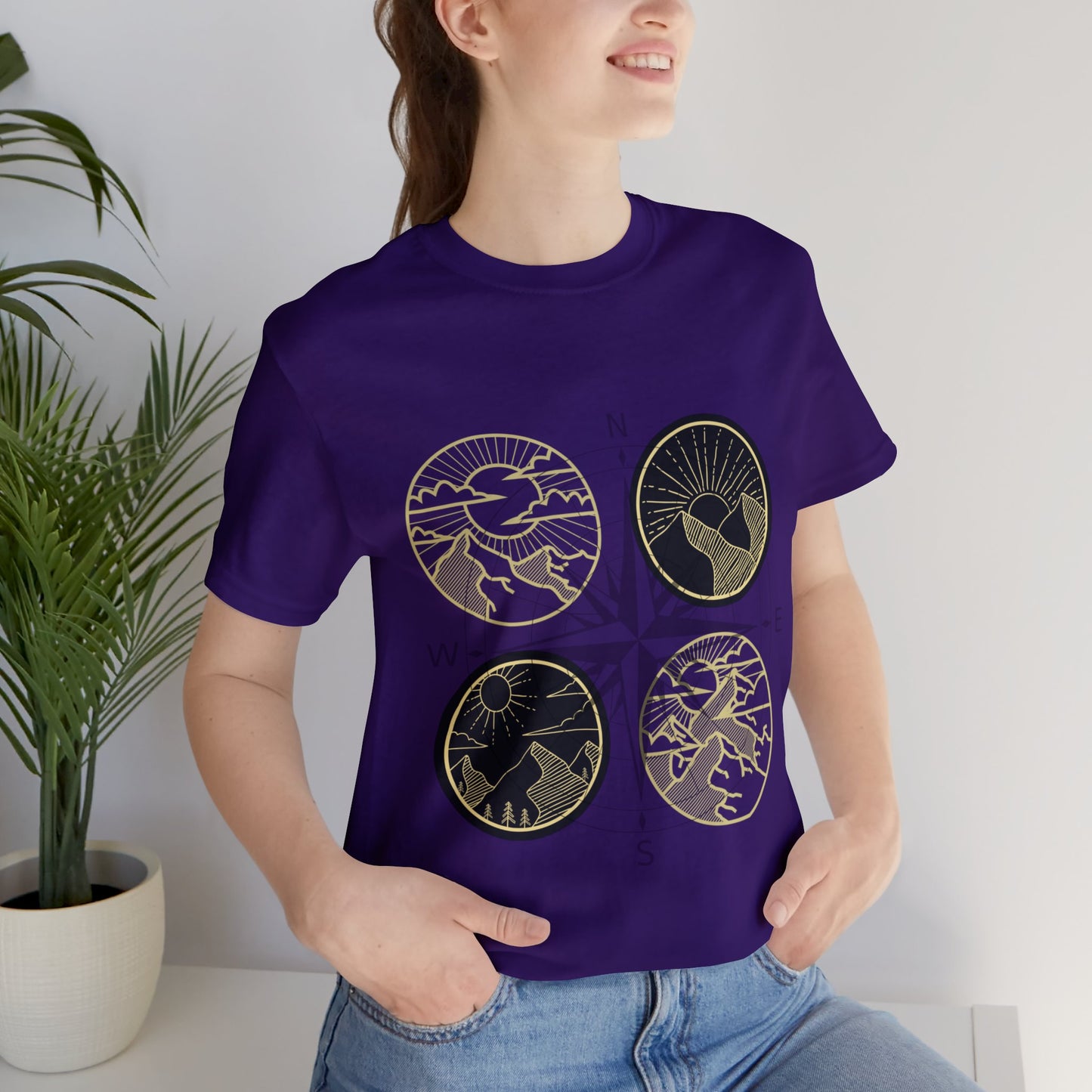 The Grumpy Cookies - Compass Short Sleeve Tee