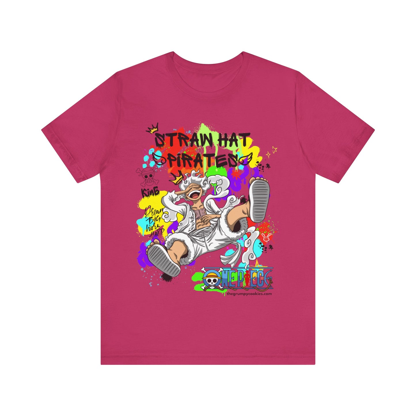 One Piece - Graffiti Luffy Unisex Jersey Short Sleeve Tee