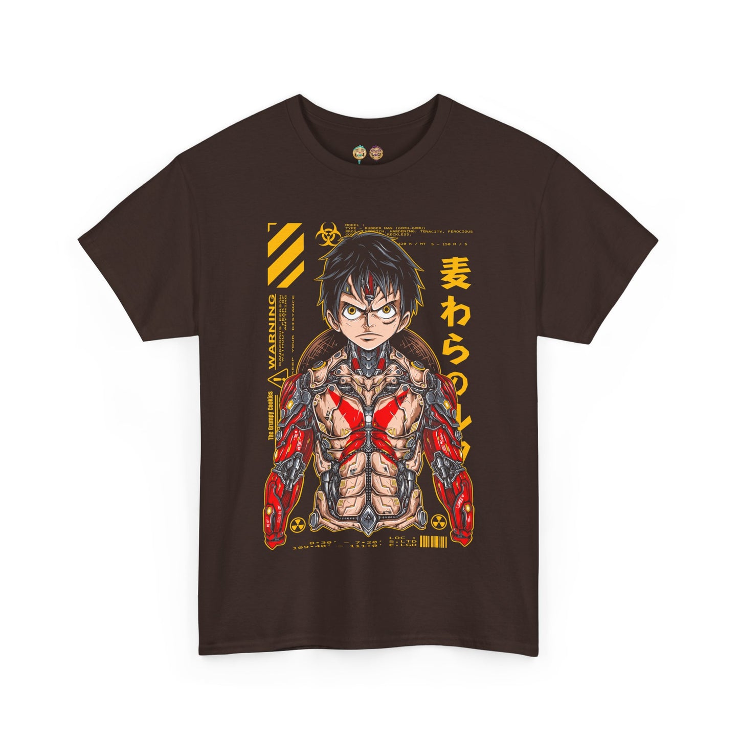 One Piece - Mecha Luffy Print Unisex Heavy Cotton Tee