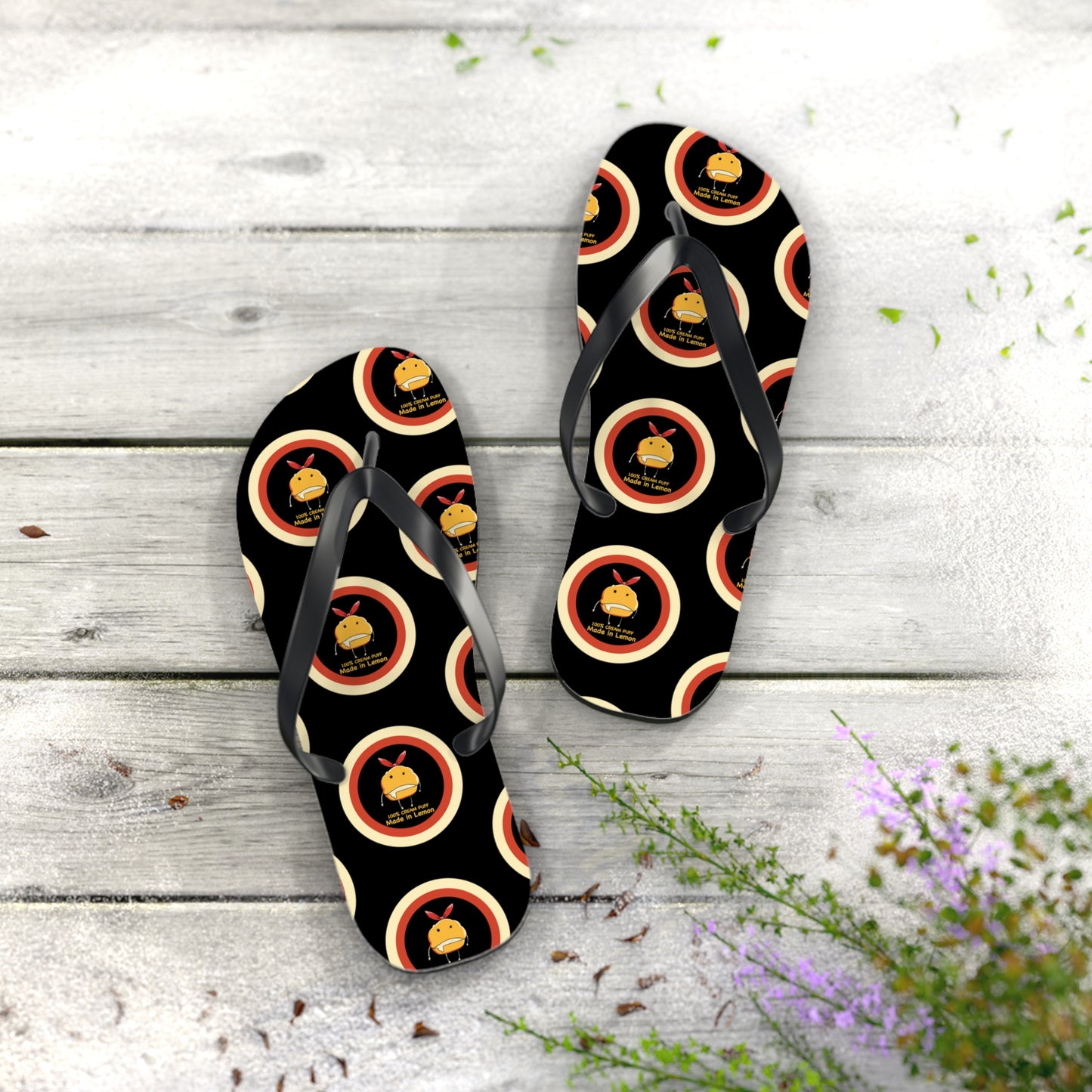 Mashle - Made in Lemon Unisex Flip Flops