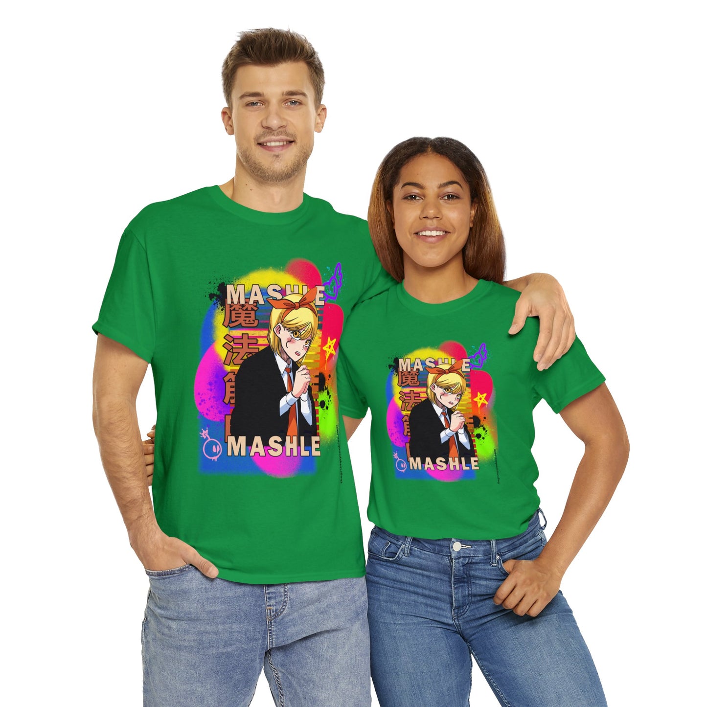 Mashle - Lemon Irvine Graffiti Unisex Heavy Cotton Tee